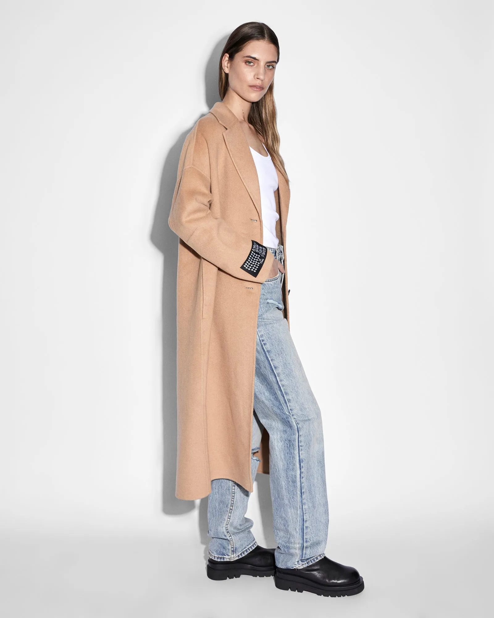 KAMILLE COAT LATTE sold by Ksubi product image thumbnail 2