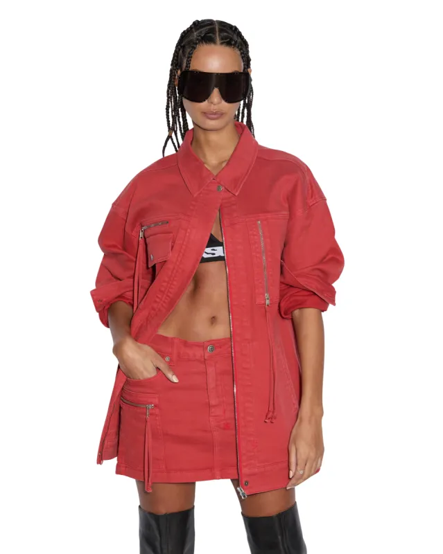 DOWNTOWN JACKET BIKER ROASTED sold by Ksubi