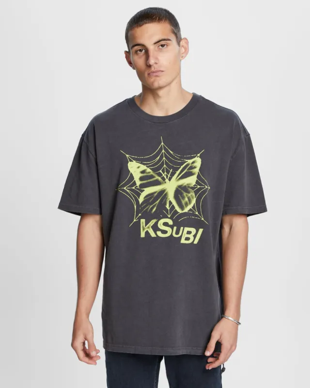 STUCK BIGGIE SS TEE FADED BLAC sold by Ksubi