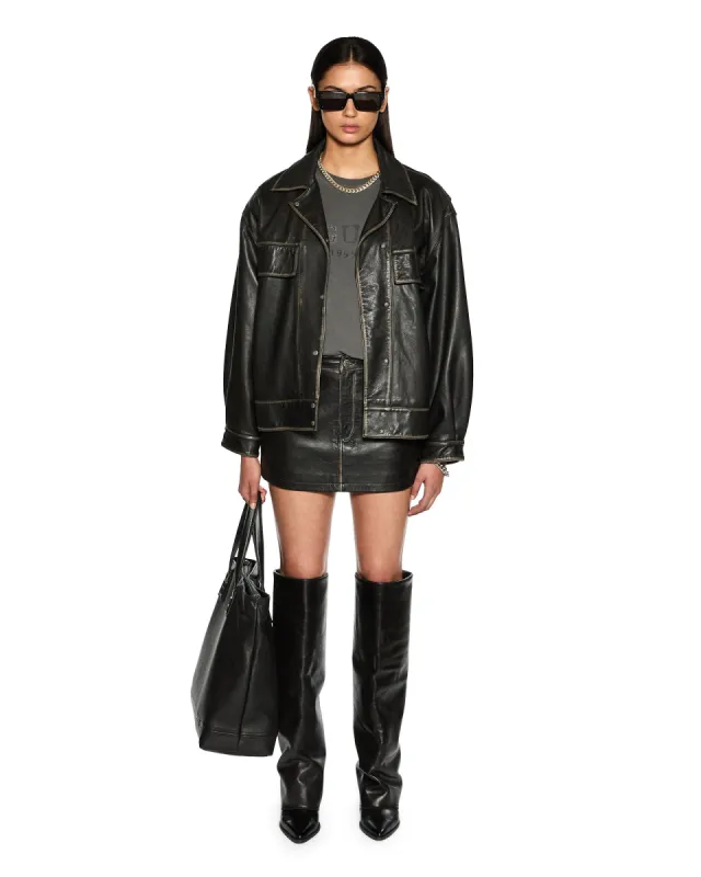 LOW RIDER MINI AGED BLACK sold by Ksubi