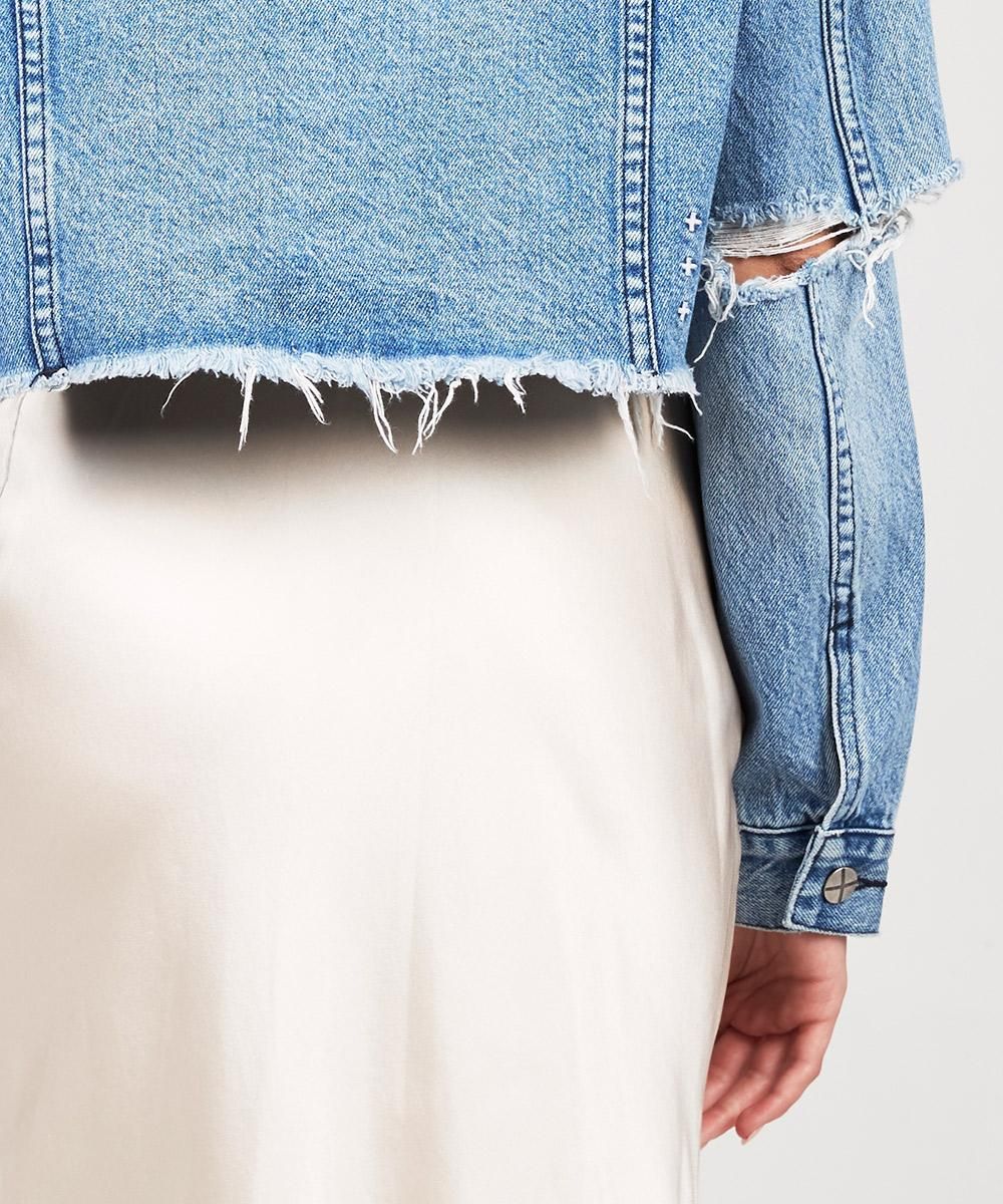 DAGGERZ CROP JACKET OLD BLUE sold by Ksubi product image thumbnail 6