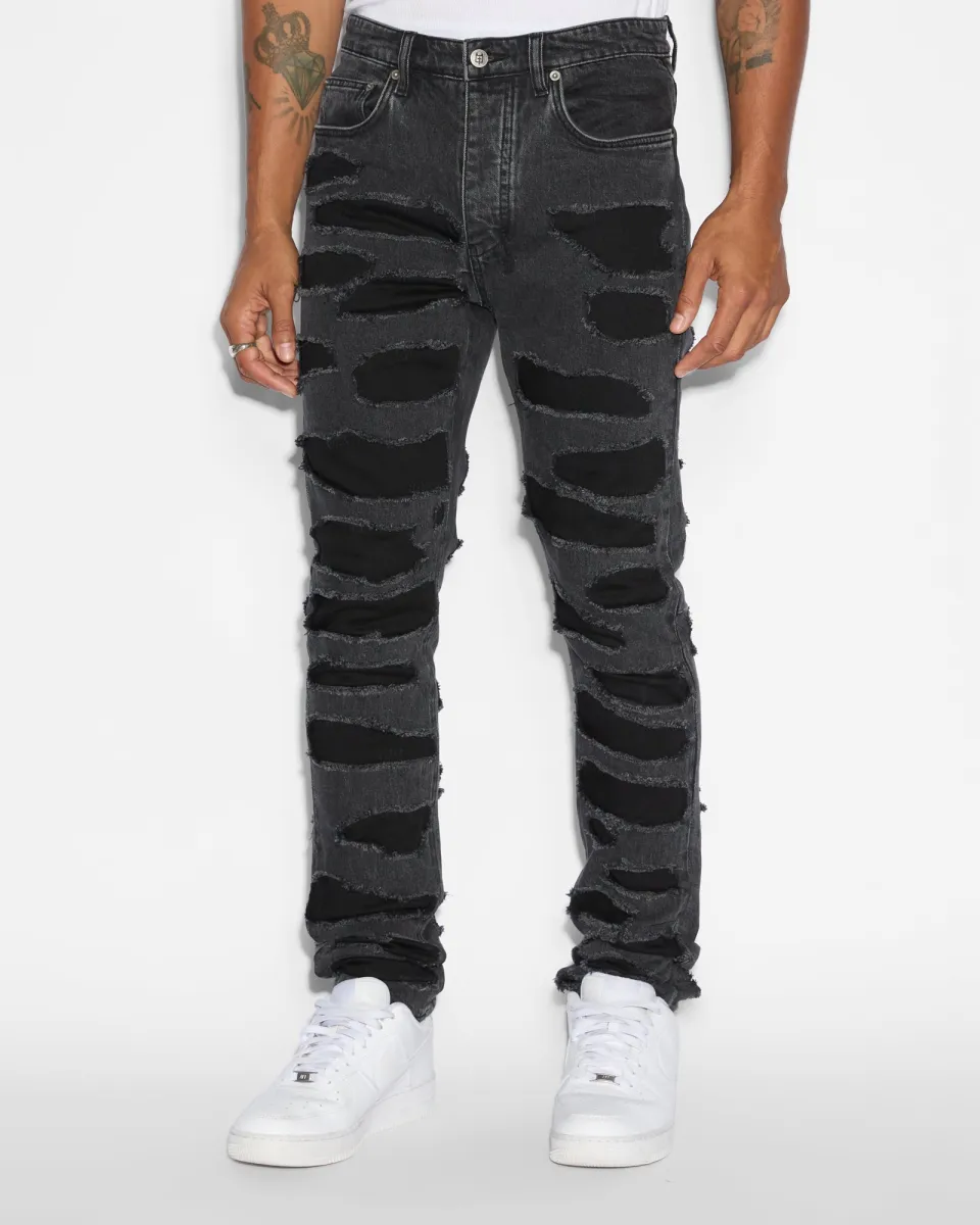 KSUBI ブラックスキニーデニム CHITCH 28インチ KSUBI CHITCH LAID  