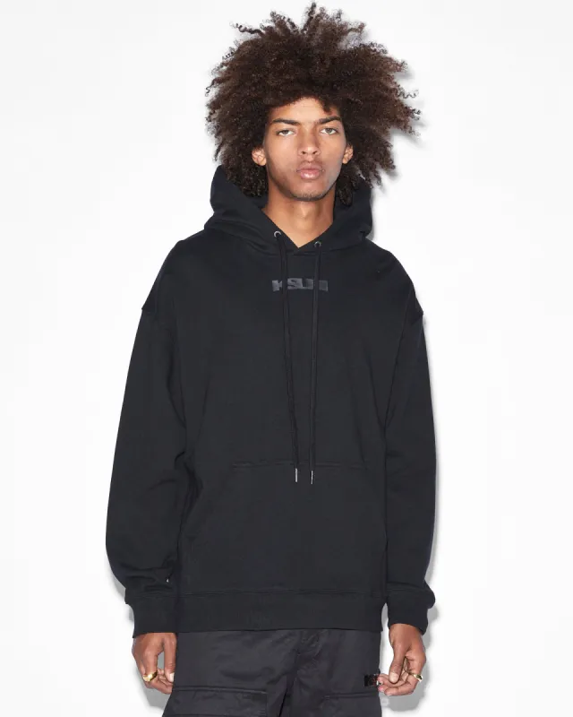 STEALTH BIGGIE HOODIE JET BLACK made by Ksubi