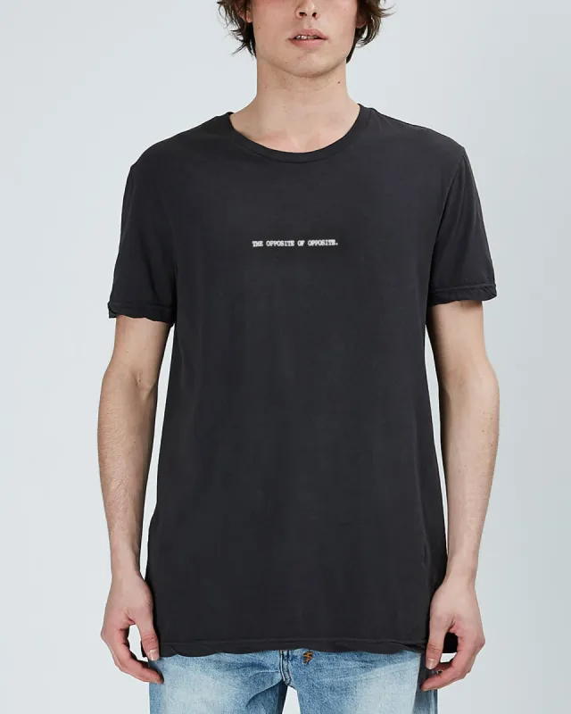 IN A MOVIE SS TEE BACK TO BLACK sold by Ksubi