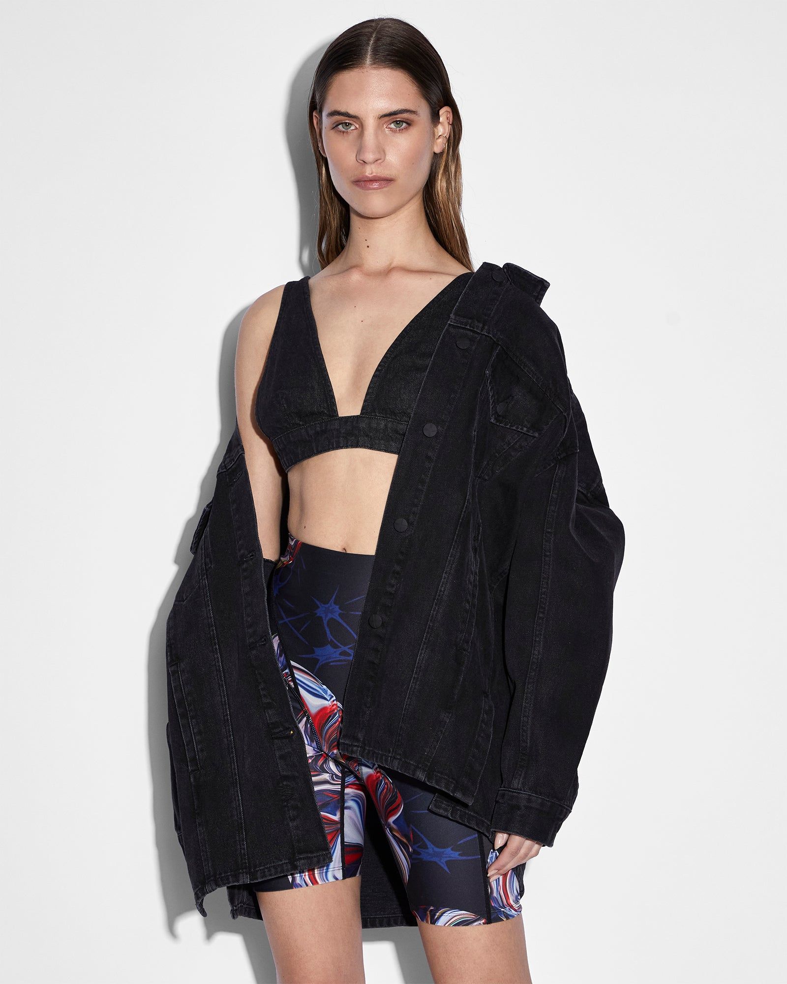 KSUBI X P.E NATION TRUCKER JACKET NOIR sold by Ksubi product image thumbnail 8