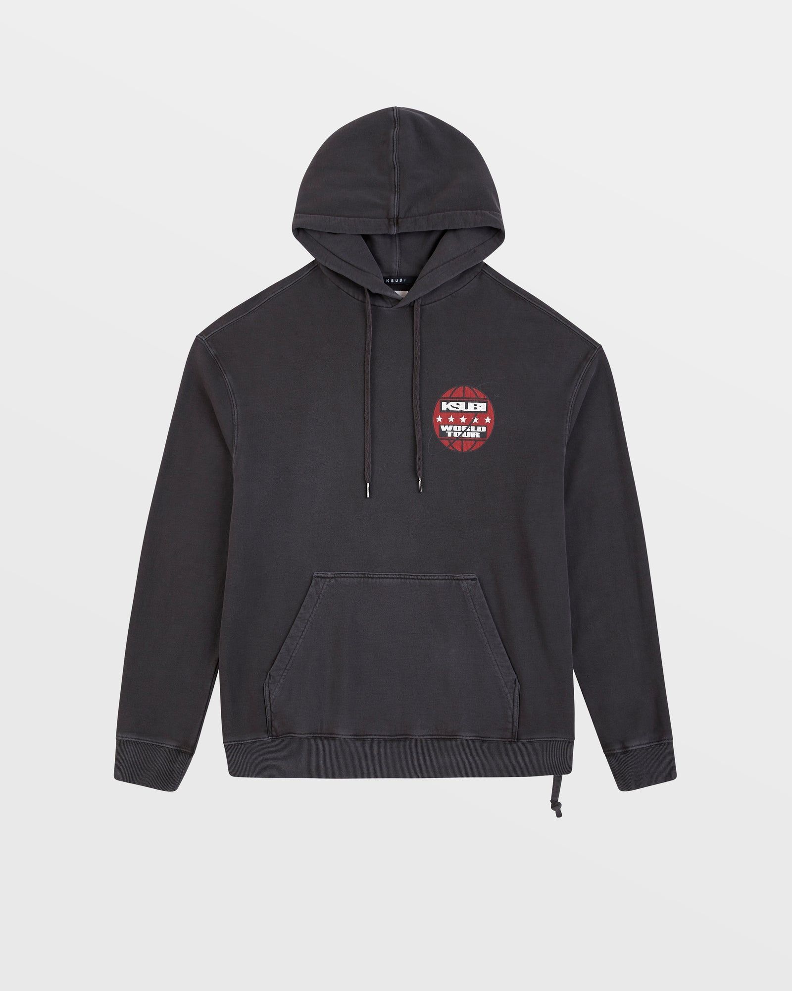 TOUR BIGGIE HOODIE FADED BLACK sold by Ksubi product image thumbnail 5