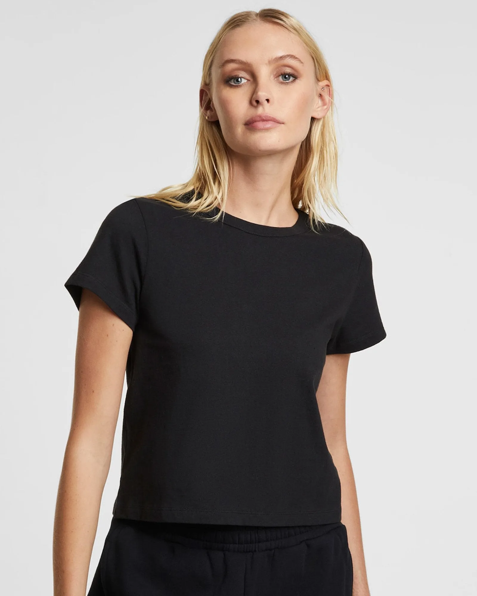 3 X 4 MINI SS TEE JET BLACK sold by Ksubi