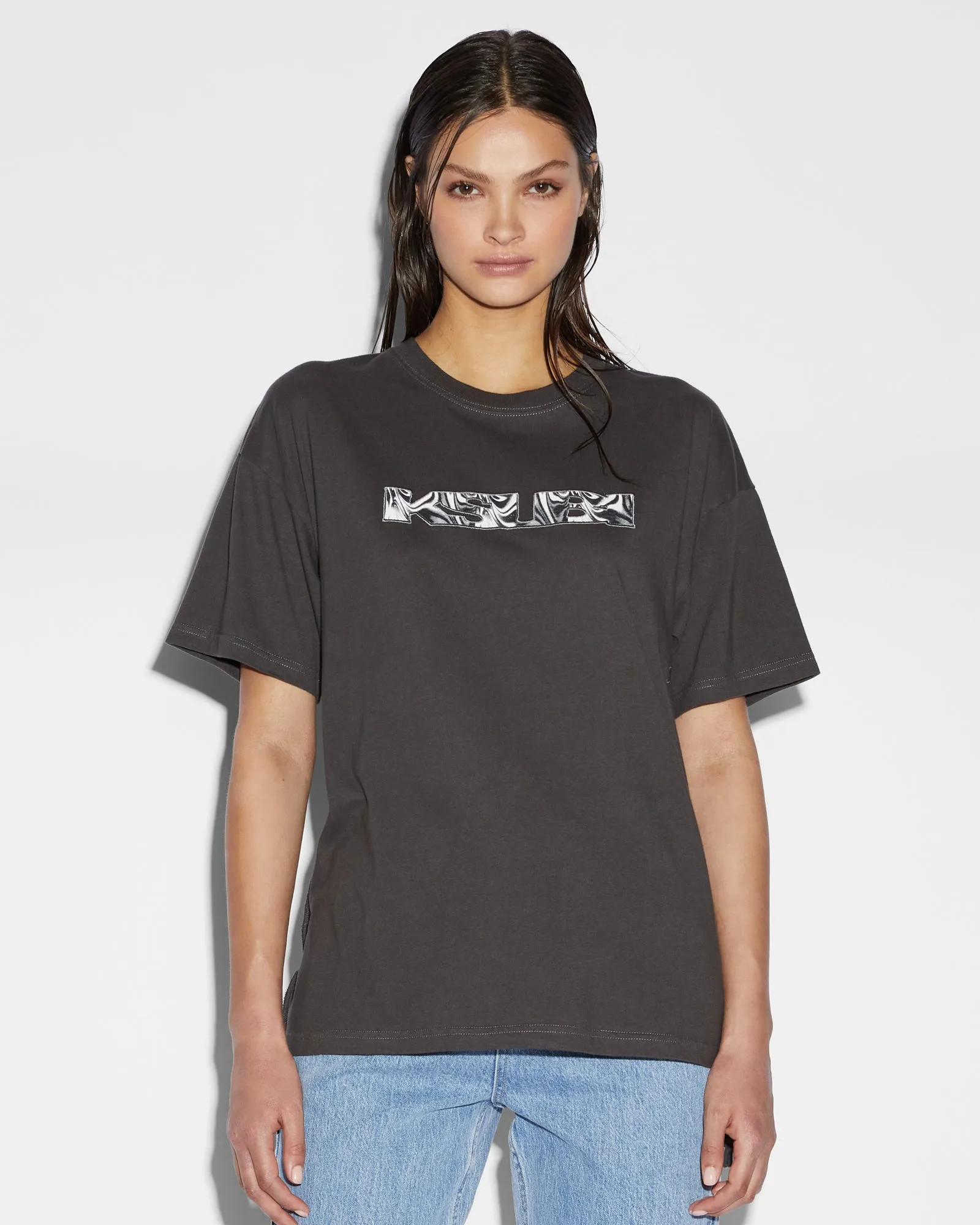 SOTT OH G SS TEE MELTING CHARCOAL sold by Ksubi product image thumbnail 4