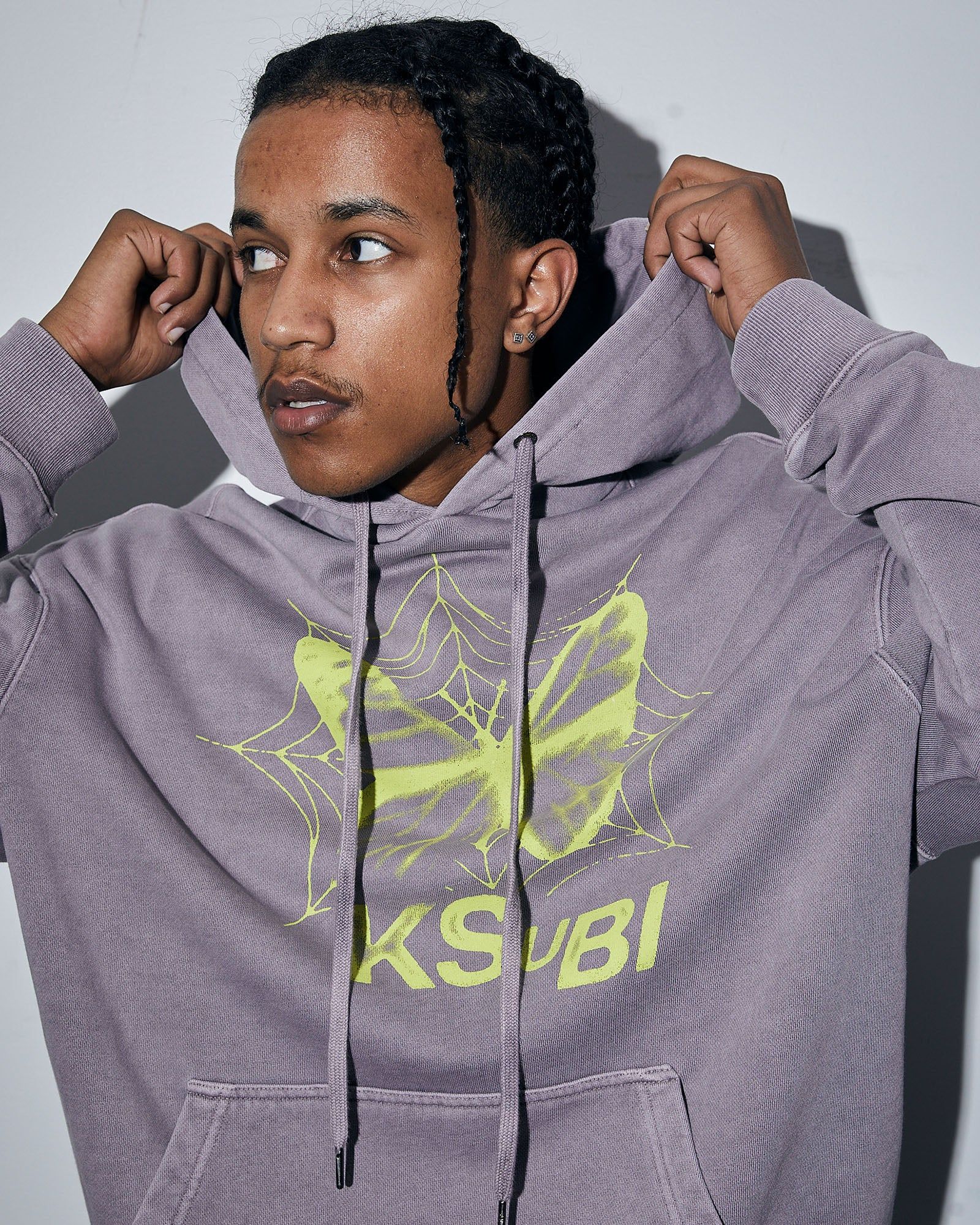STUCK BIGGIE HOODIE HAZE sold by Ksubi product image thumbnail 6