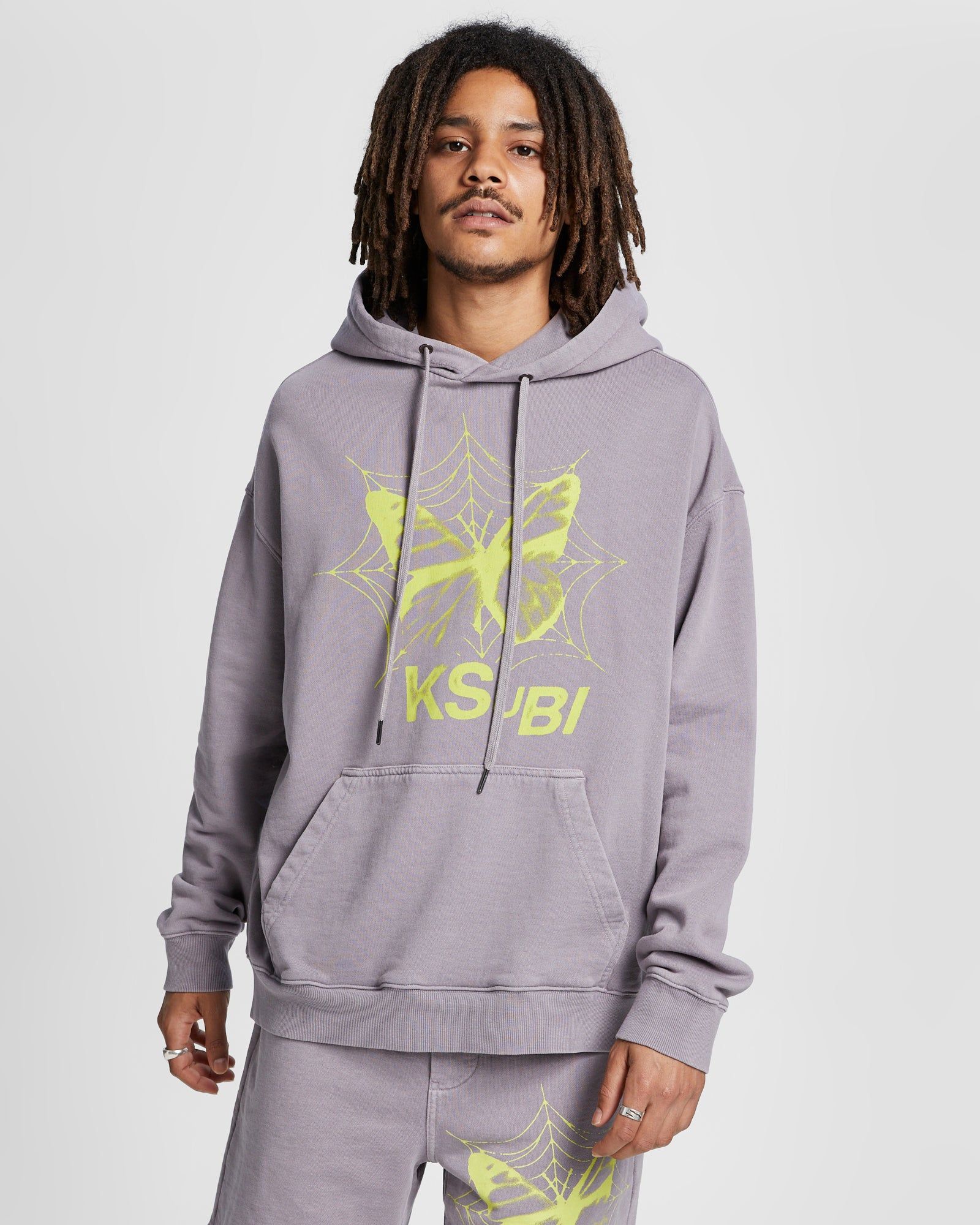 STUCK BIGGIE HOODIE HAZE sold by Ksubi