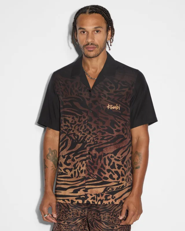 SINNERS RESORT SS SHIRT LEOPARD made by Ksubi