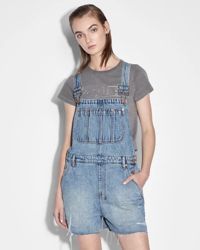 EASY CUTOFF OVERALL LIFETIME DRAGGED sold by Ksubi