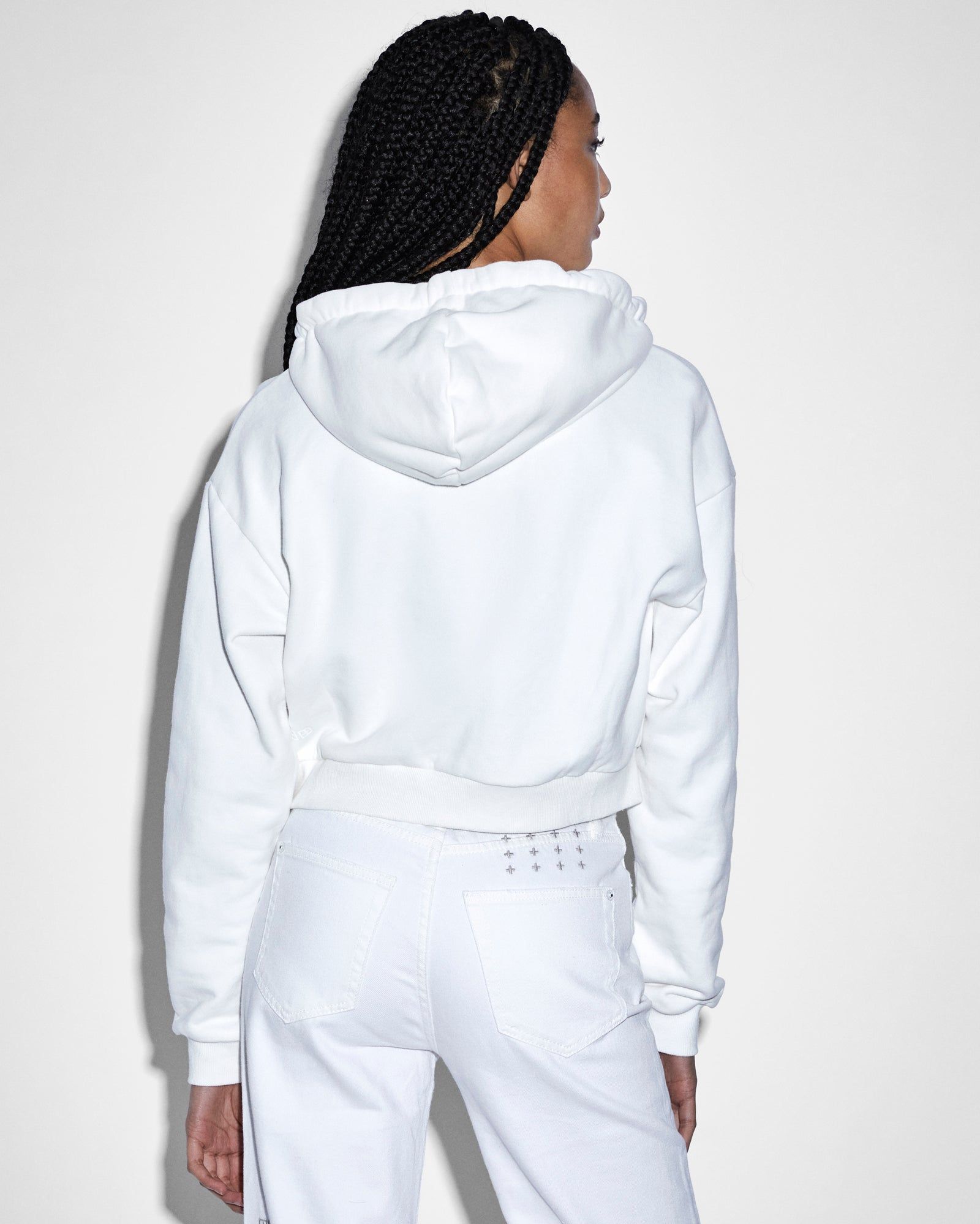 SOTT ZIP UP HOODIE WHITE sold by Ksubi product image thumbnail 3