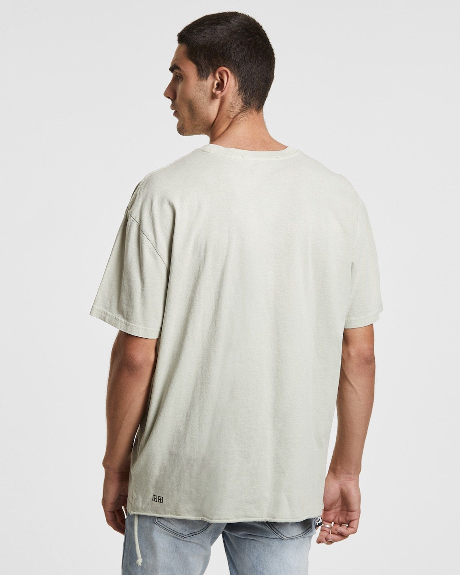 SIGN OF THE TIMES BIGGIE SS TEE FADED SURPLUS sold by Ksubi product image thumbnail 3