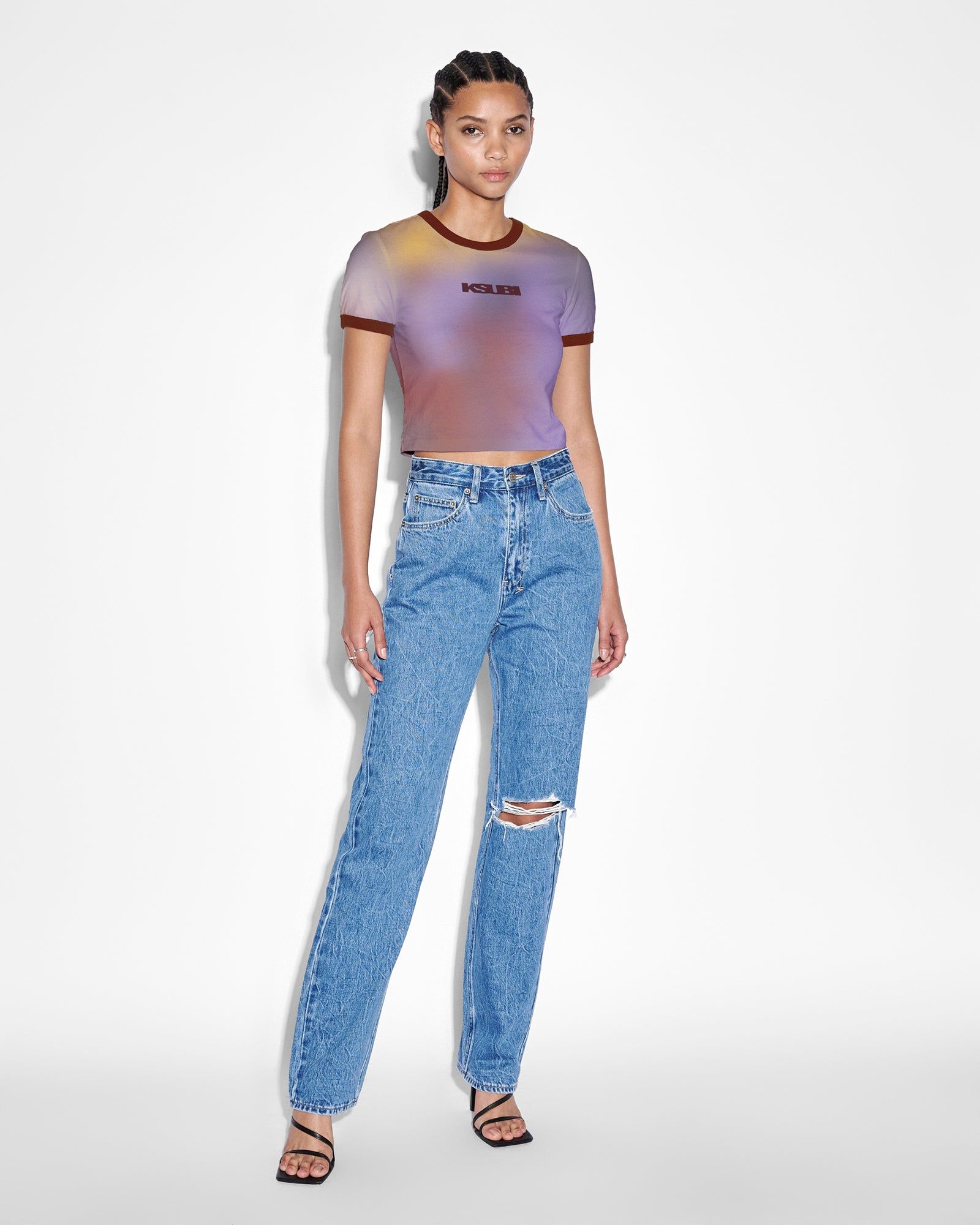 REFRACT SOTT SS BABY TEE EUPHORIA sold by Ksubi product image thumbnail 2