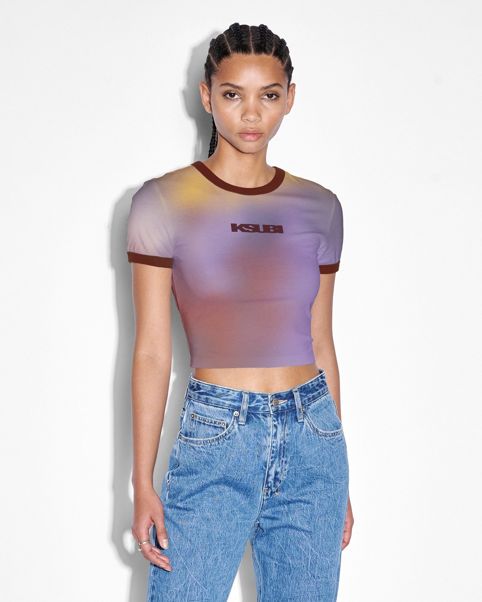 REFRACT SOTT SS BABY TEE EUPHORIA sold by Ksubi