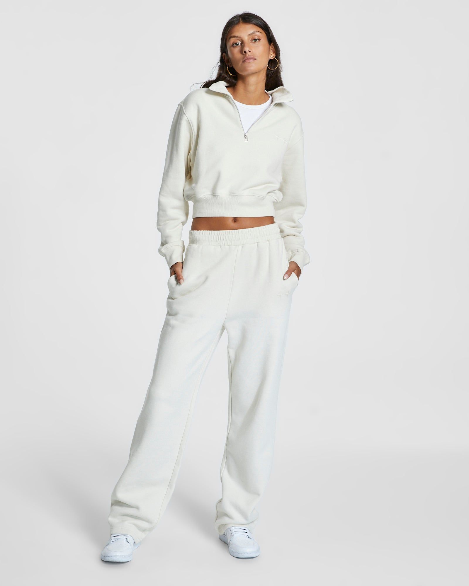 KOMA HALF ZIP CLASSIC ECRU sold by Ksubi product image thumbnail 2