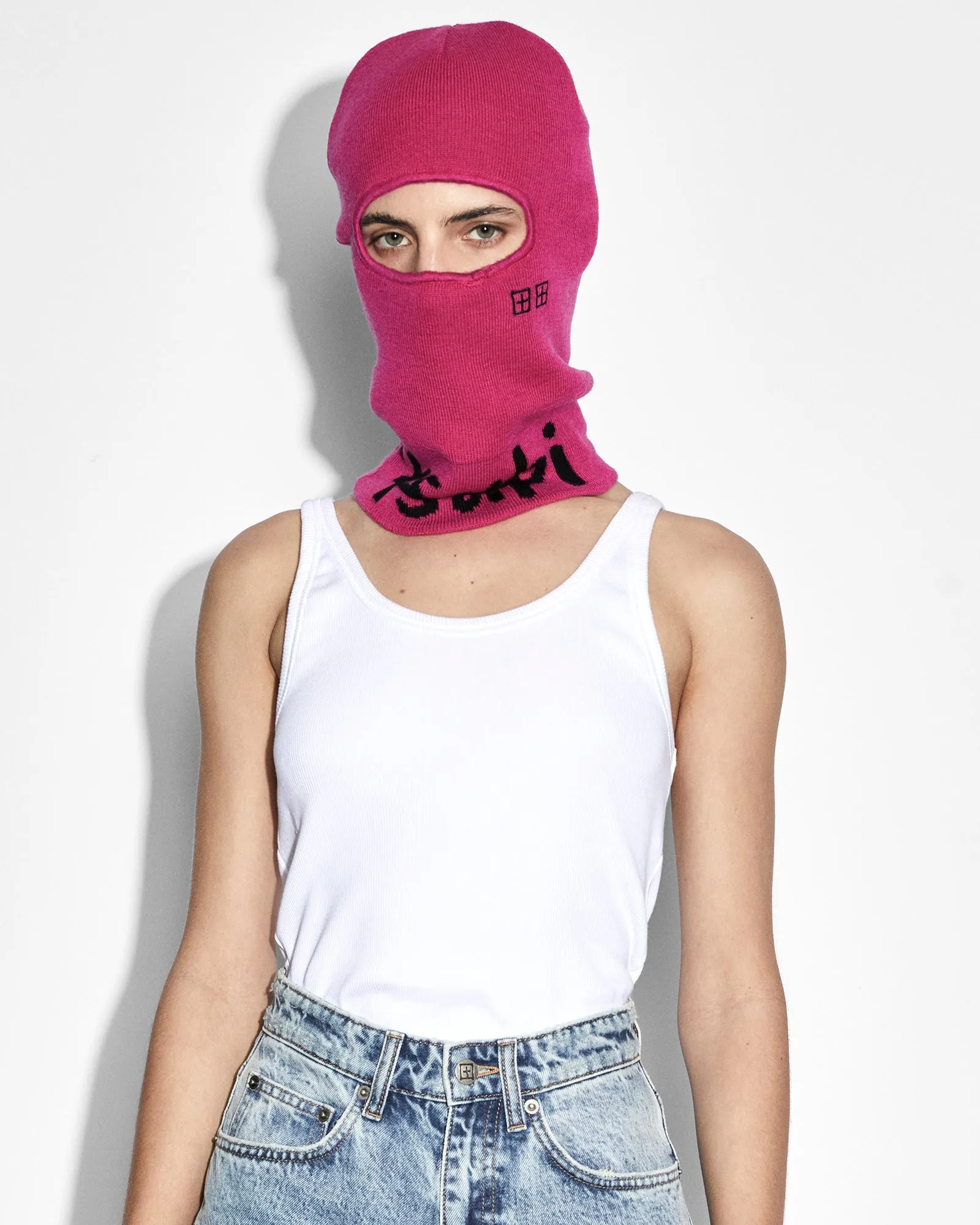[Ksubi]* Inkognito Balaclava * ウール バラクラバ ロゴ Ksubi】Inkognito Balaclava バラクラバ ウール100％ ロゴ入