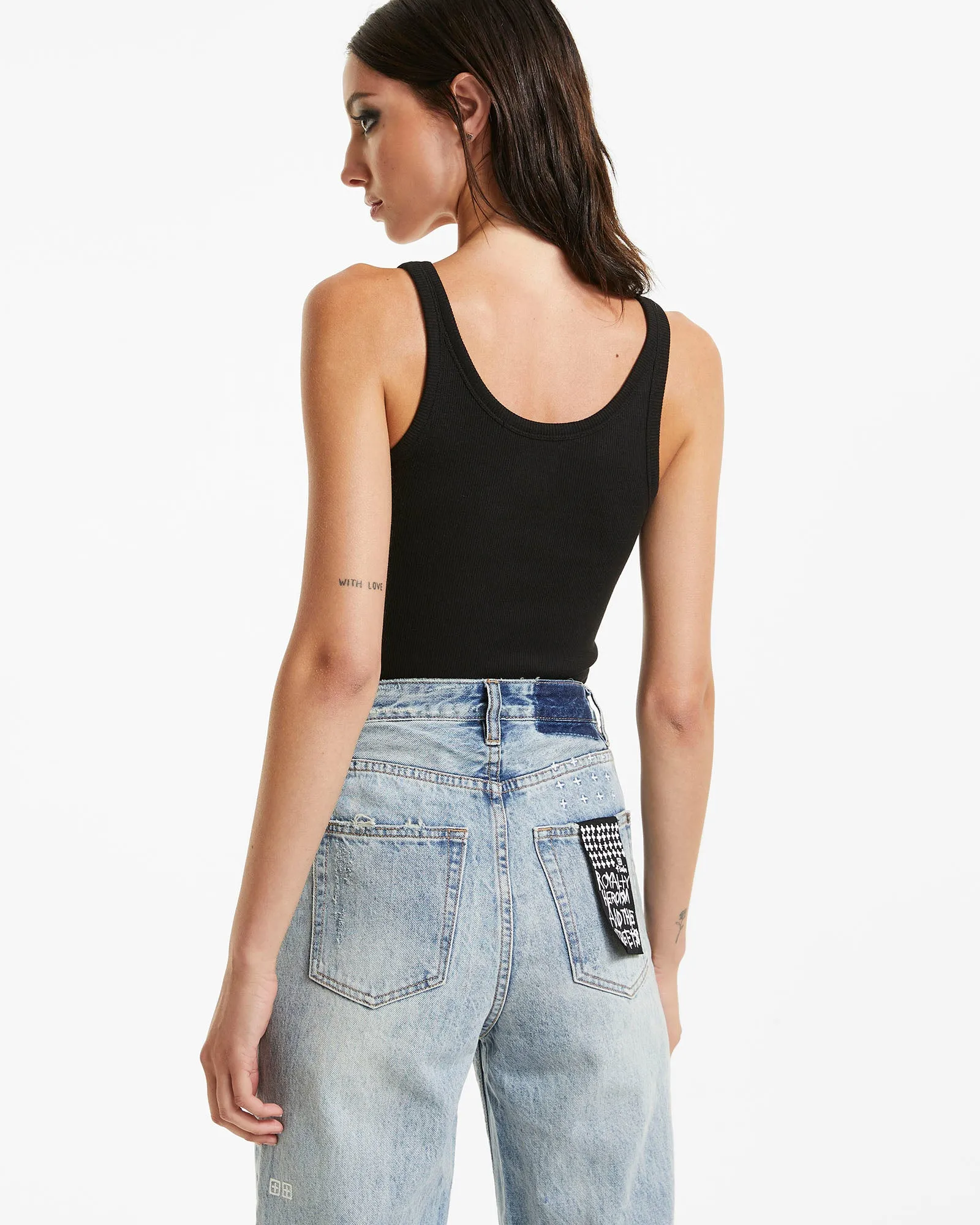 IKON RIB TANK JET BLACK sold by Ksubi product image thumbnail 3