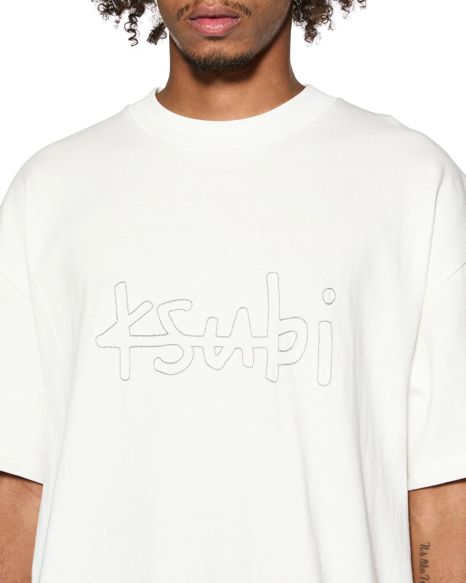 STITCHED UP EKCESS SS TEE VINTAGE WHITE sold by Ksubi product image thumbnail 3