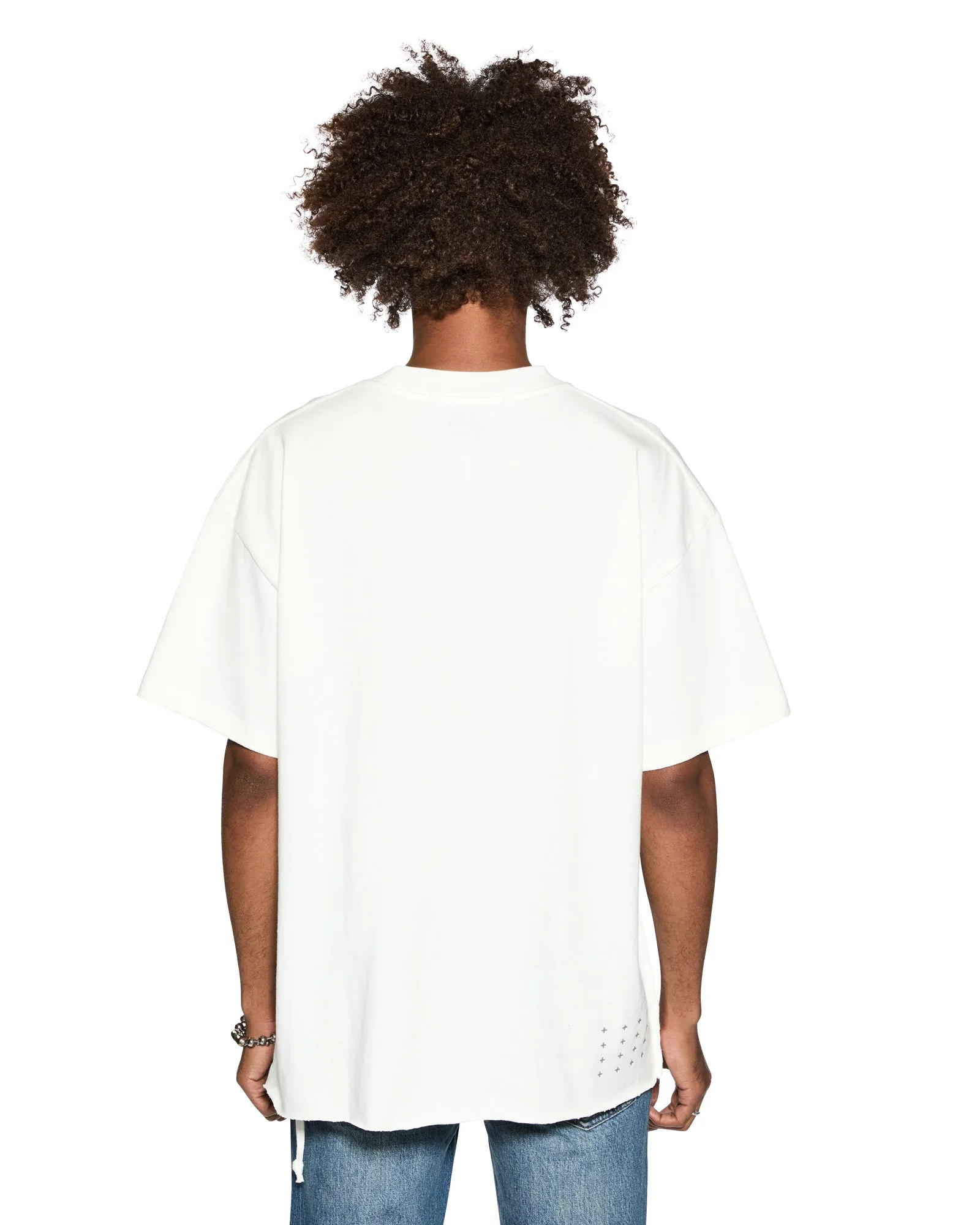 STITCHED UP EKCESS SS TEE VINTAGE WHITE sold by Ksubi product image thumbnail 4