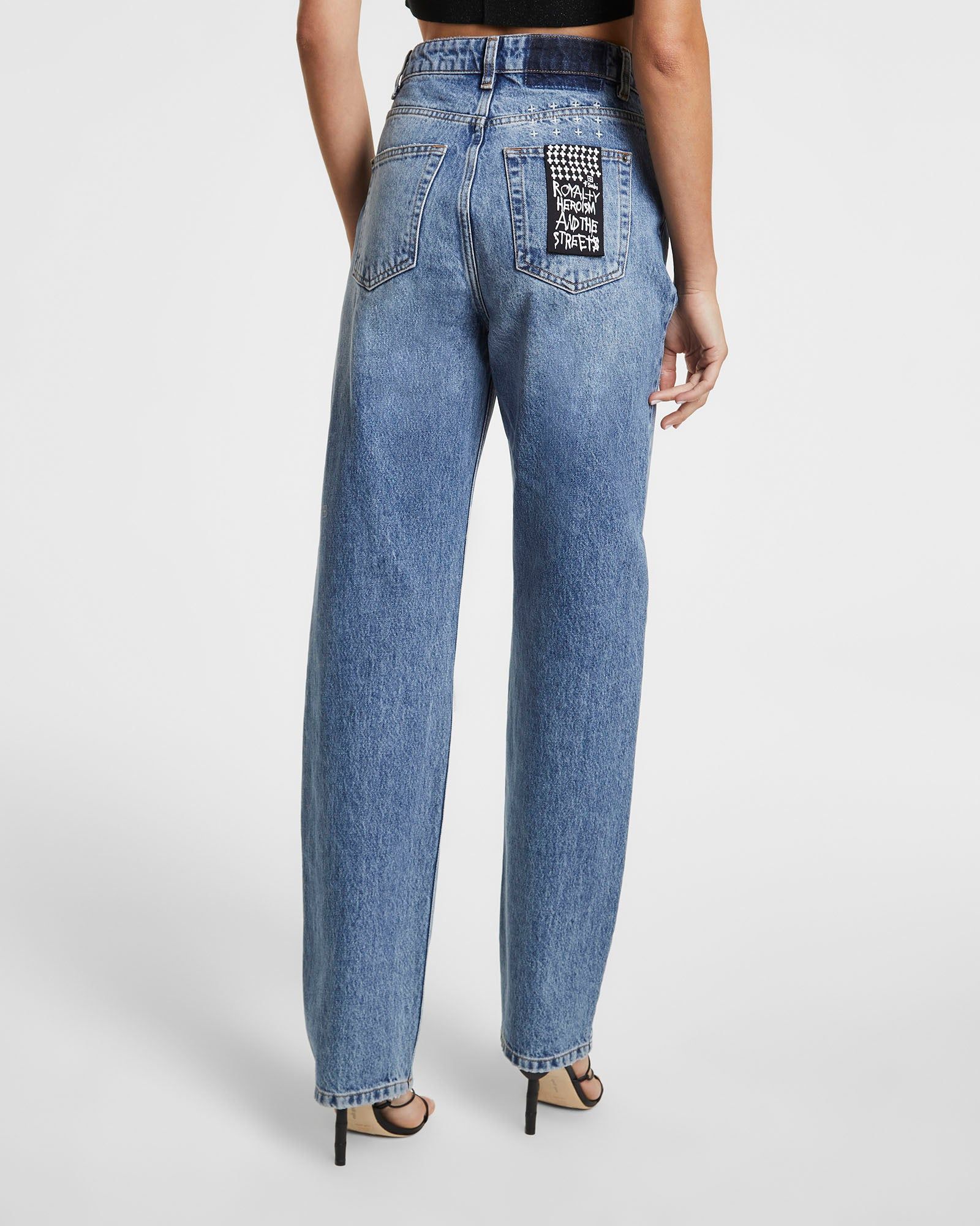 PLAYBACK KOSMIC BLUE TRASHED sold by Ksubi product image thumbnail 3