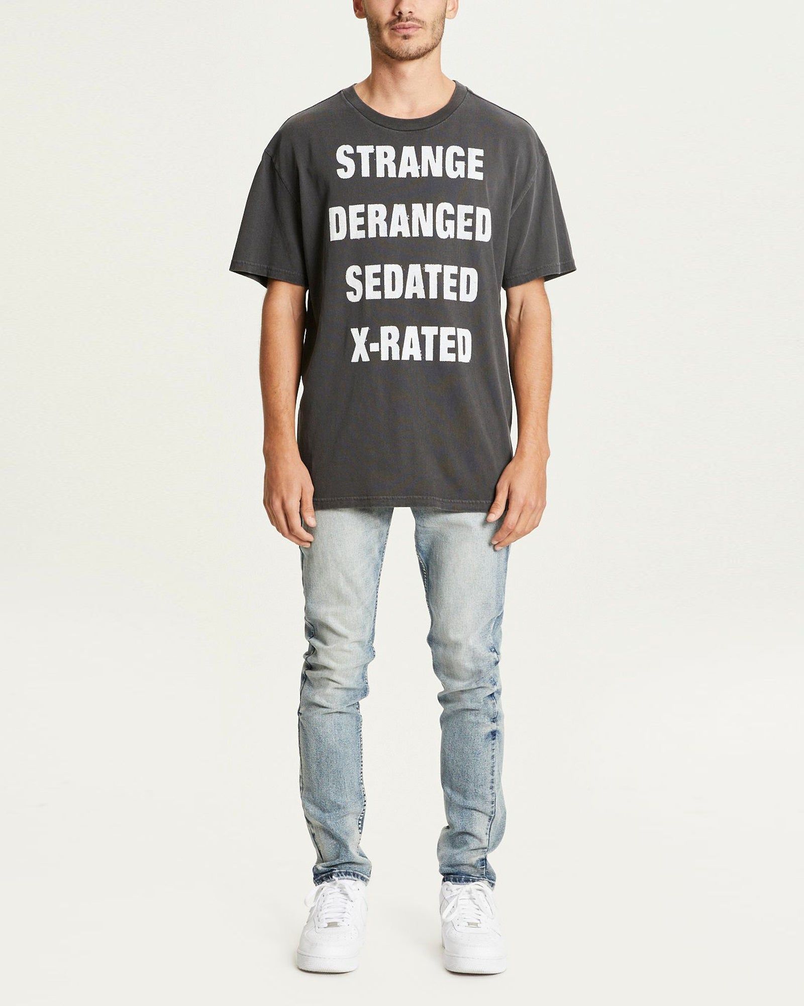 XRATED BIGGIE SS TEE FADED BLA sold by Ksubi product image thumbnail 3