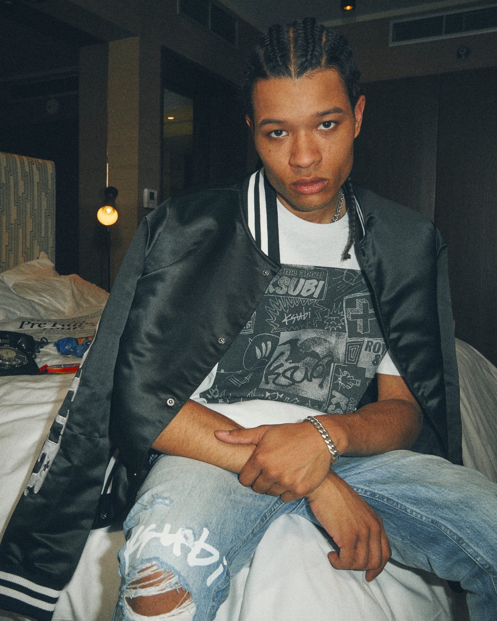 MASH UP BIGGIE SS TEE WHITE sold by Ksubi product image thumbnail 6