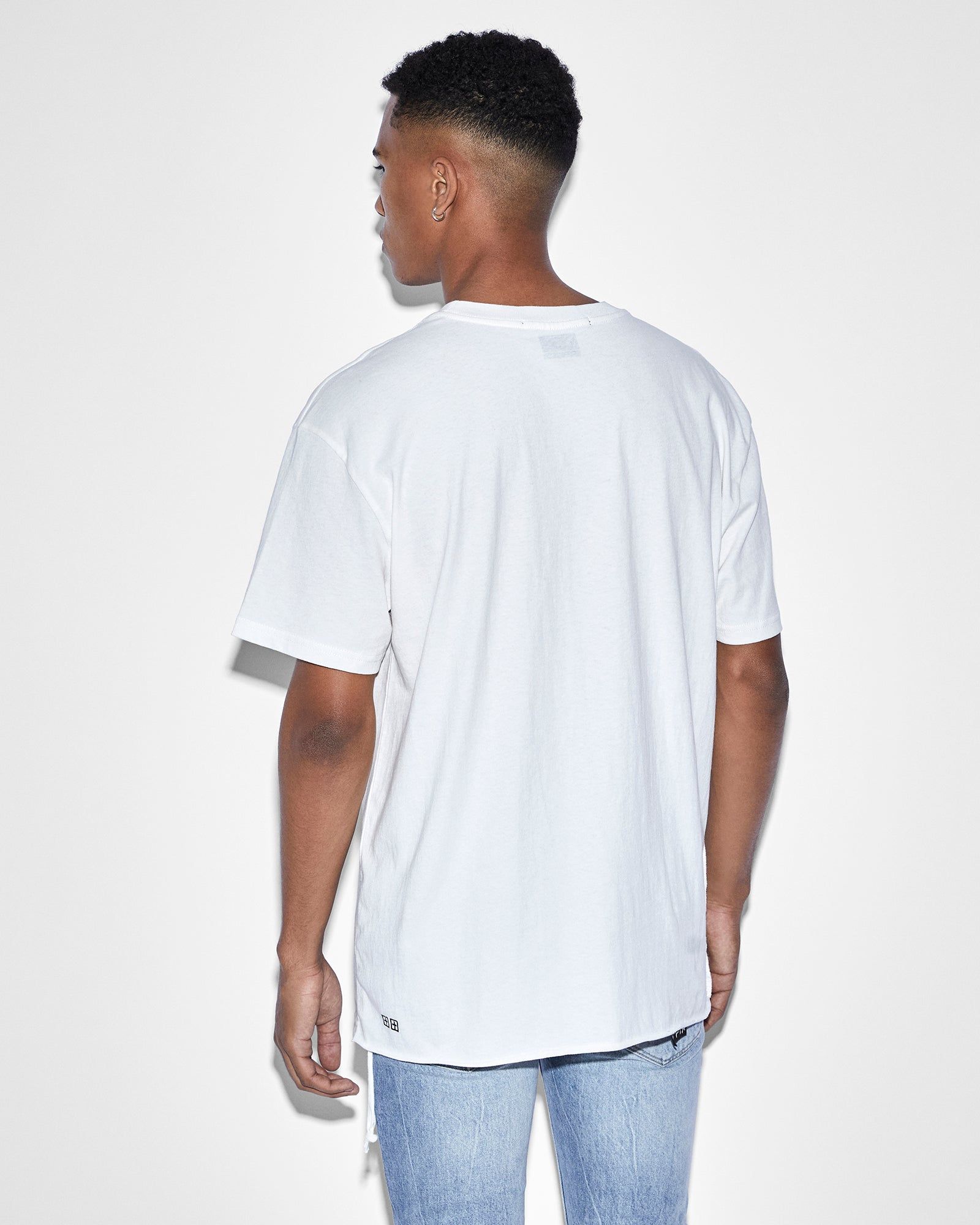MASH UP BIGGIE SS TEE WHITE sold by Ksubi product image thumbnail 3