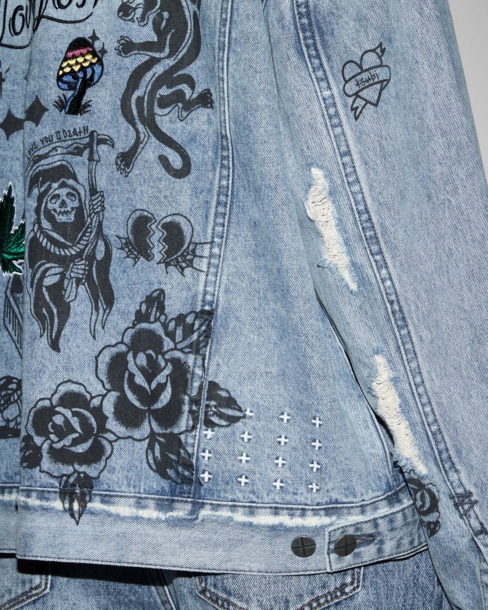 CAT'S BACK OH G JACKET sold by Ksubi product image thumbnail 5