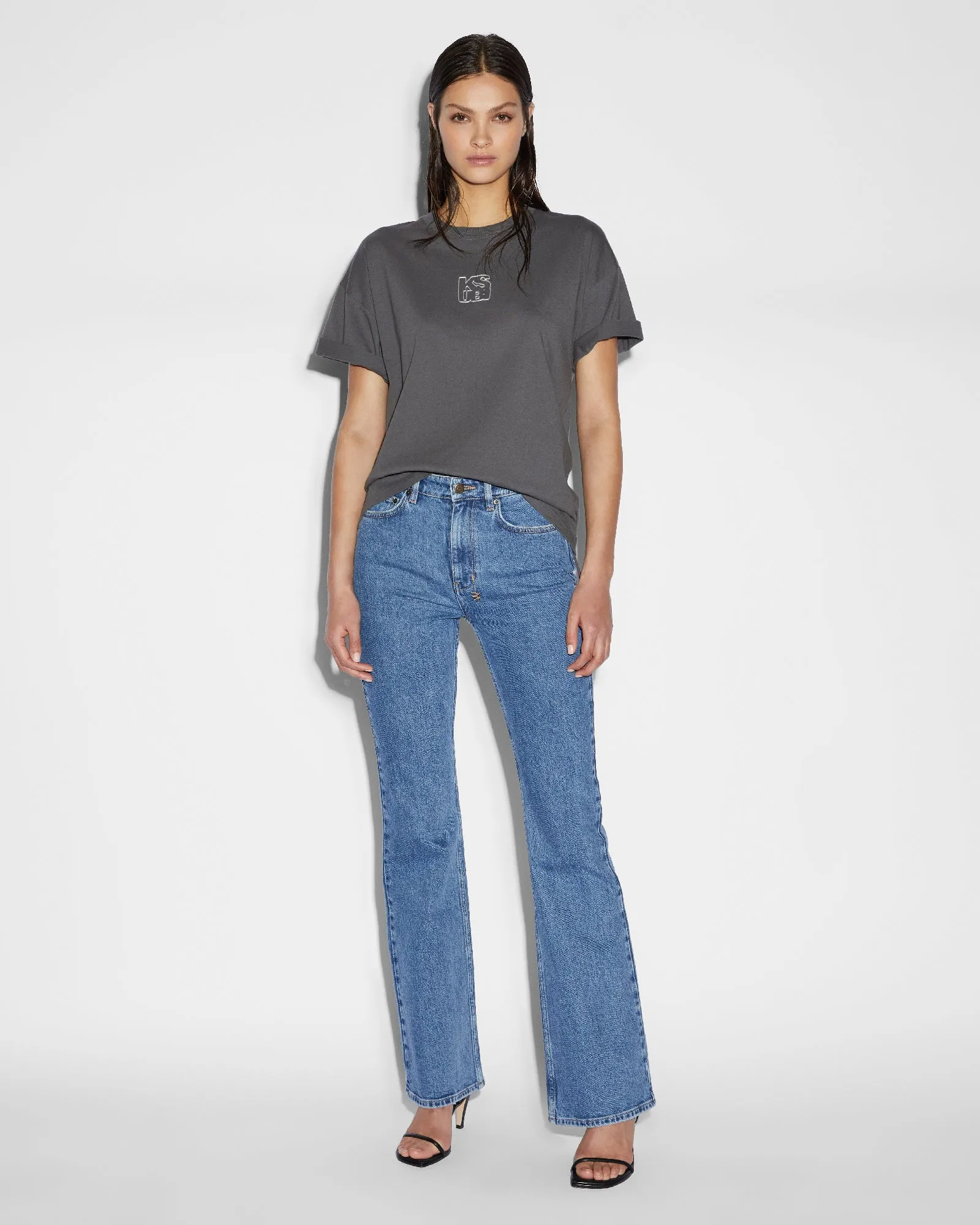 STACKED OH G SS TEE CHARCOAL sold by Ksubi product image thumbnail 2