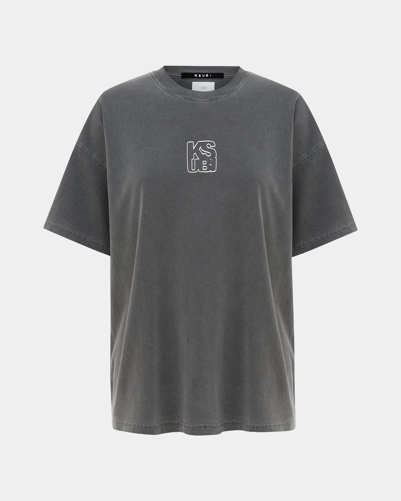 STACKED OH G SS TEE CHARCOAL sold by Ksubi product image thumbnail 5