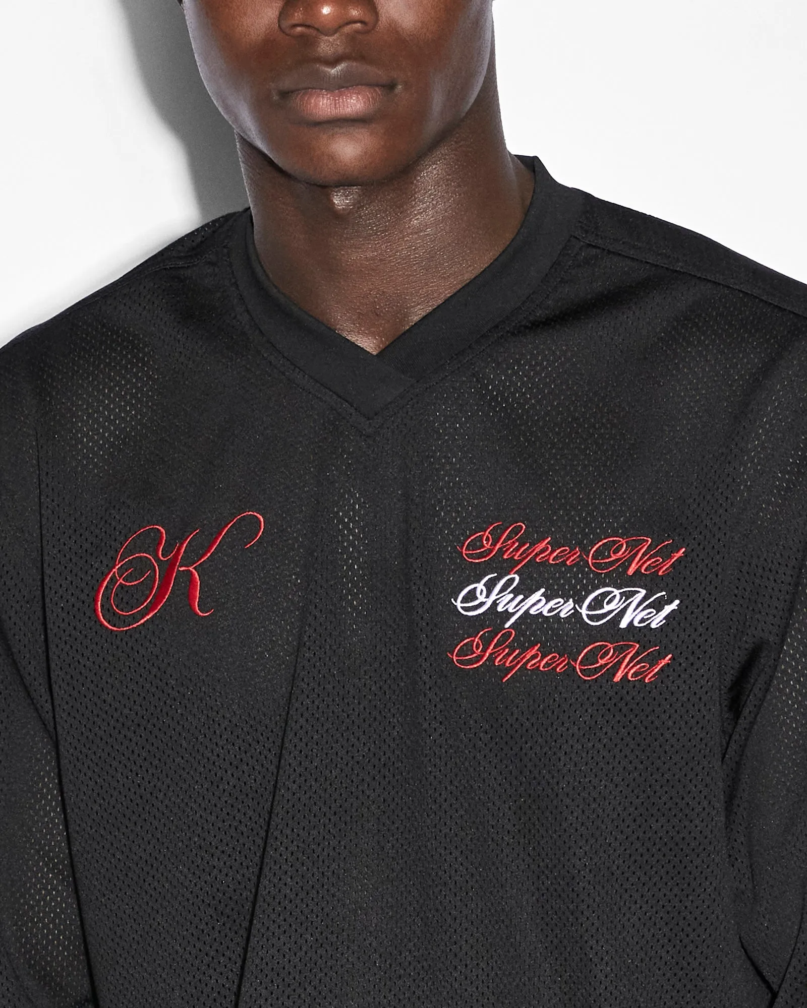 シャツ SLOPPY SCRIPT HOCKEY JERSEY BLACK M Unisex Black 50th Anniversary of Hip-Hop Hockey Jersey