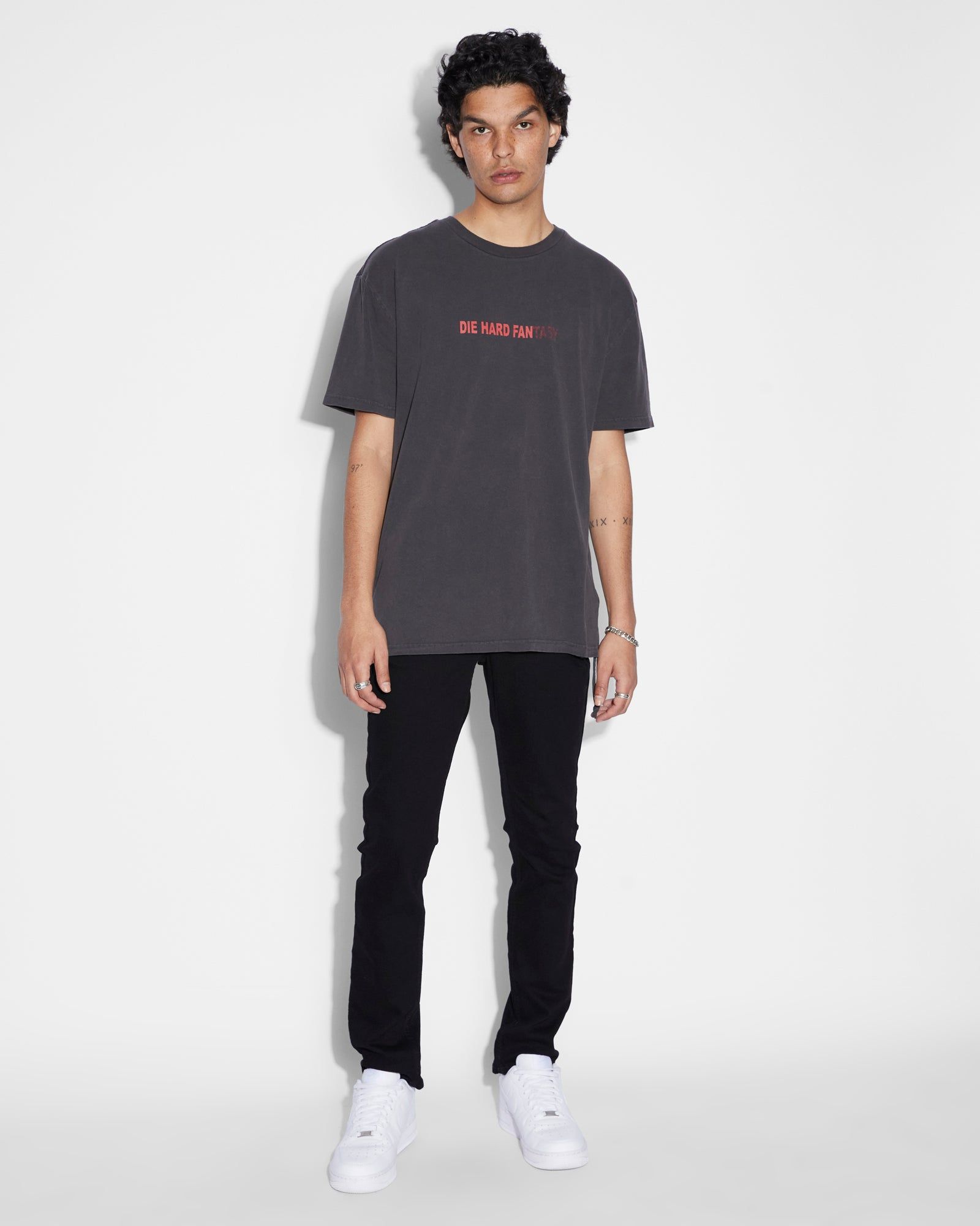 FAN BIGGIE SS TEE FADED BLACK sold by Ksubi product image thumbnail 2