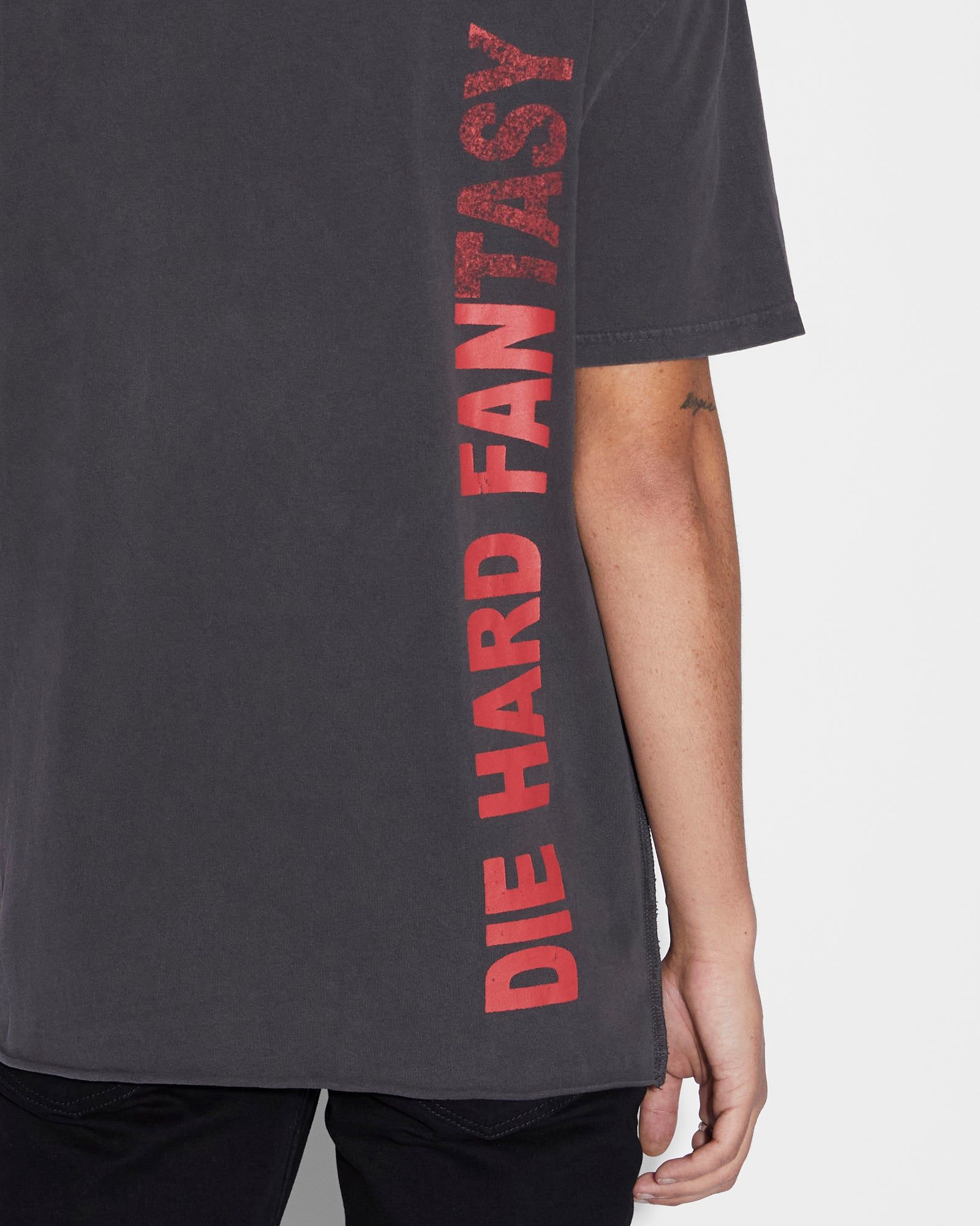FAN BIGGIE SS TEE FADED BLACK sold by Ksubi product image thumbnail 4