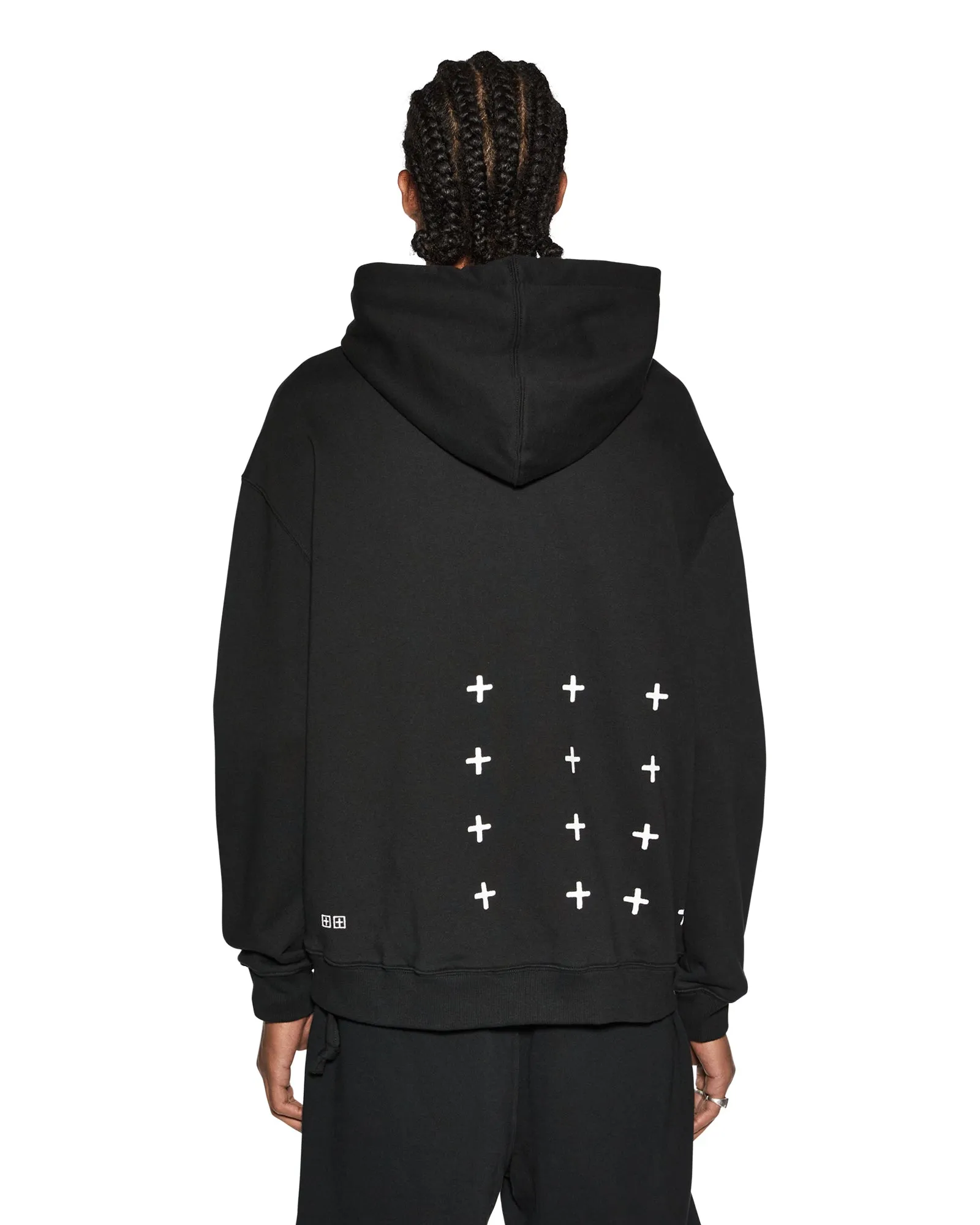 4 X 4 BIGGIE HOODIE JET BLACK sold by Ksubi product image thumbnail 2