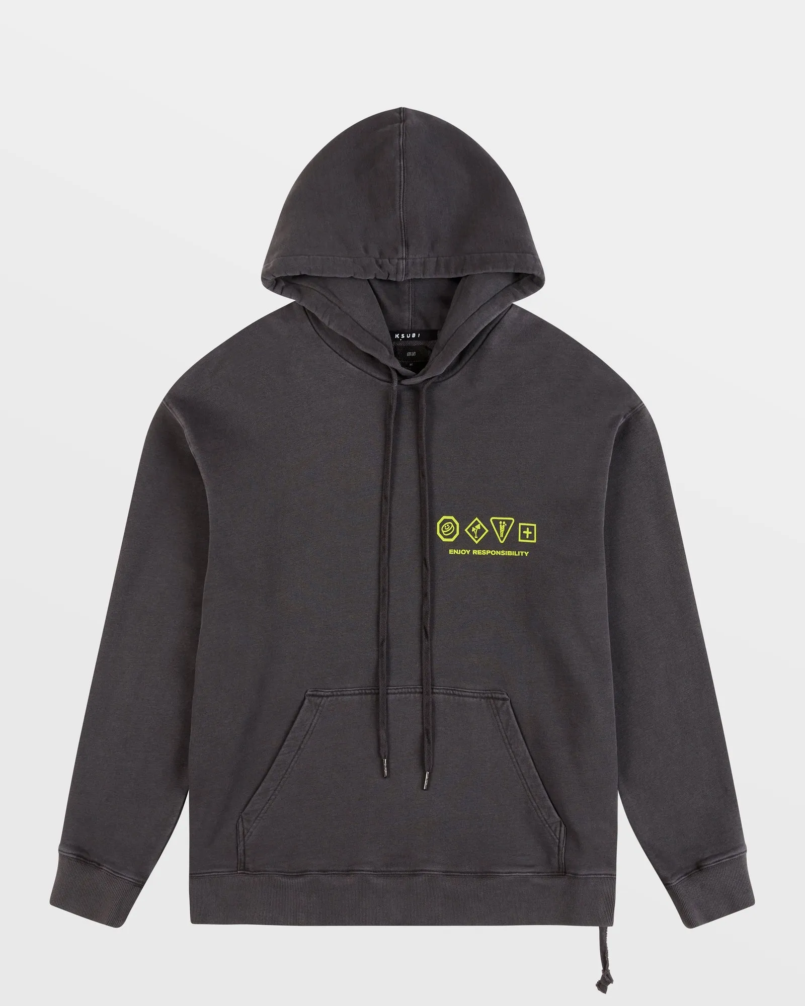 ENJOY BIGGIE HOODIE FADED BLACK sold by Ksubi product image thumbnail 5
