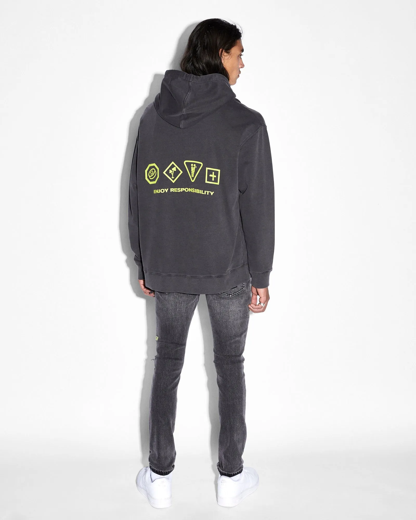 ENJOY BIGGIE HOODIE FADED BLACK sold by Ksubi product image thumbnail 4