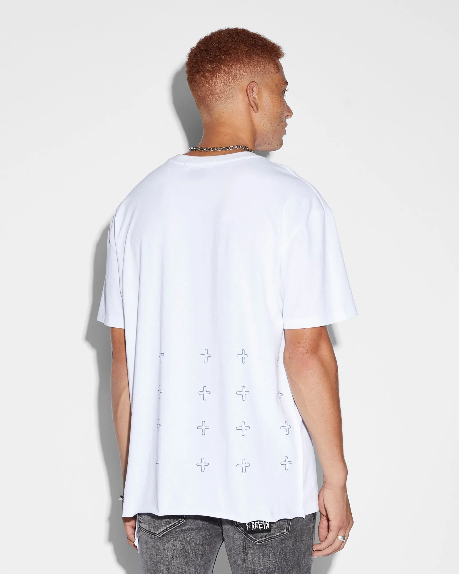 HOLOGRAPH BIGGIE SS TEE TRU WHITE sold by Ksubi product image thumbnail 2