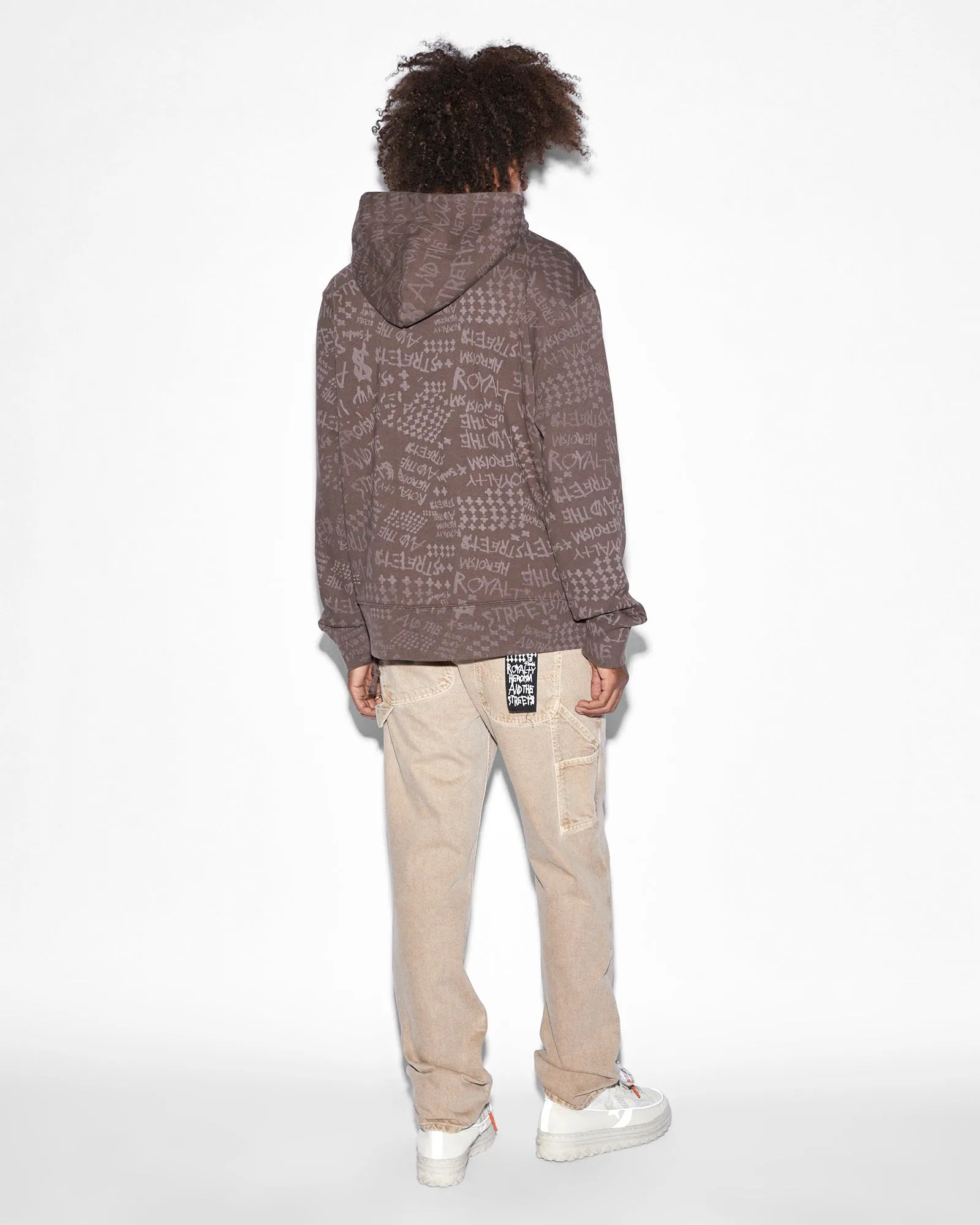 HEROISM KASH HOODIE JAVA sold by Ksubi product image thumbnail 4