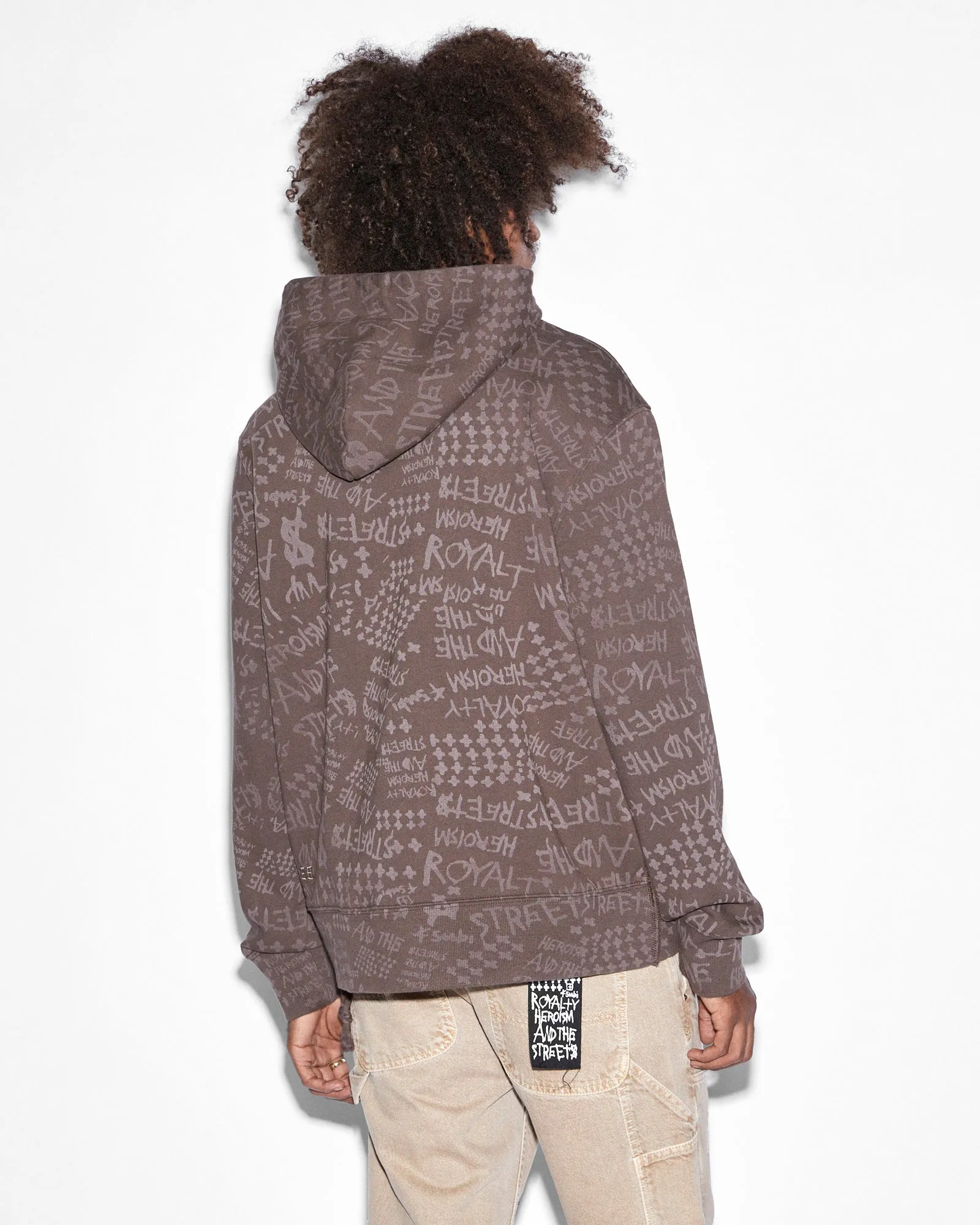 HEROISM KASH HOODIE JAVA sold by Ksubi product image thumbnail 2