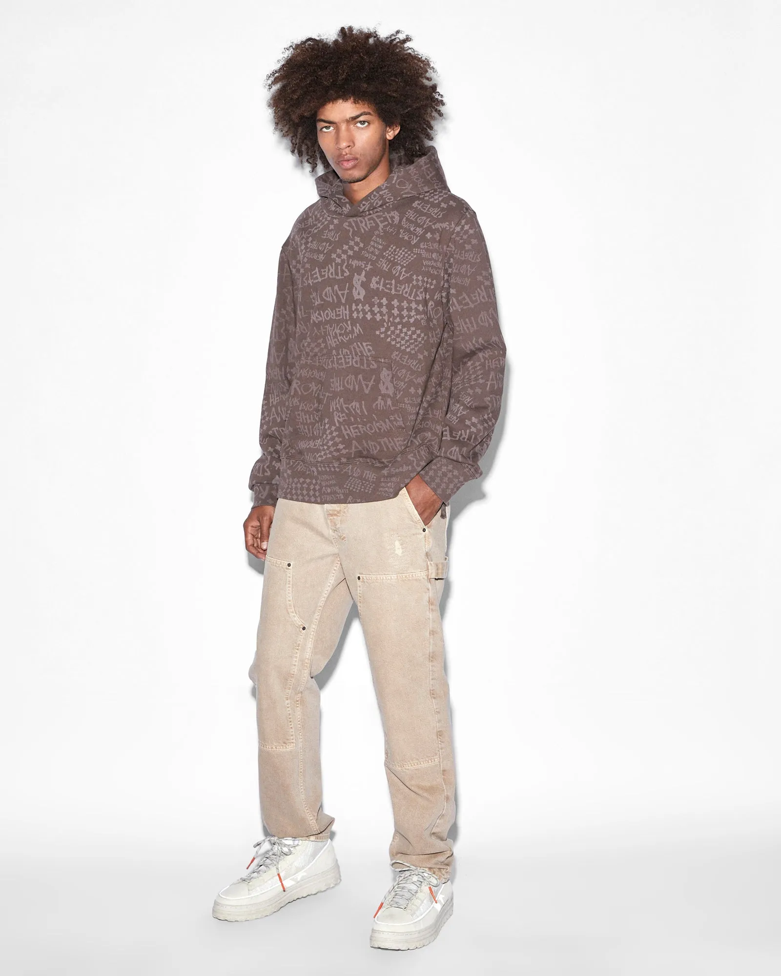 HEROISM KASH HOODIE JAVA sold by Ksubi product image thumbnail 3