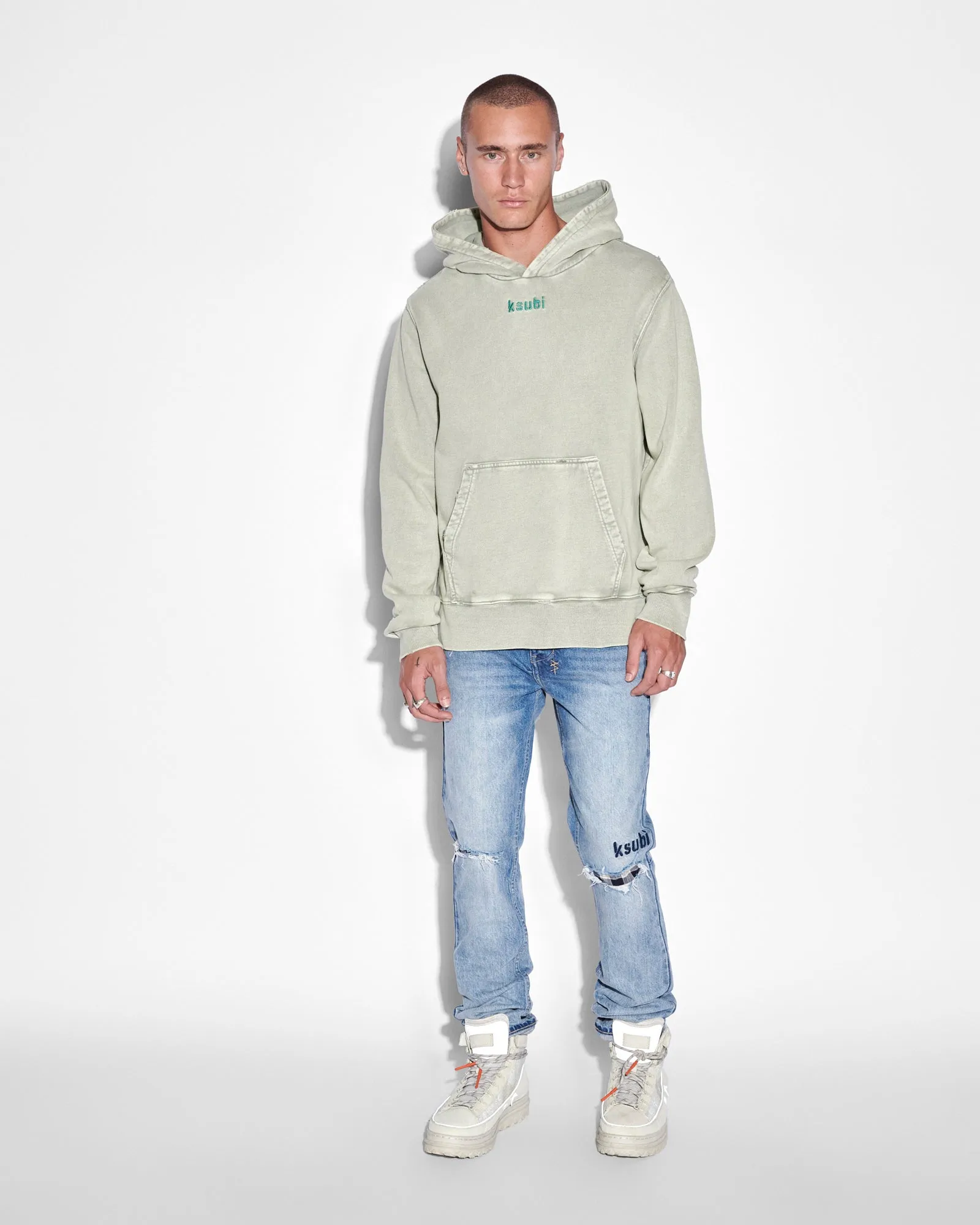 RESIST KASH HOODIE GRASS sold by Ksubi product image thumbnail 3