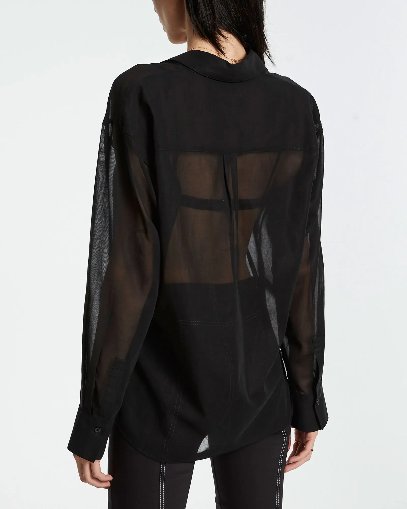 CHER LS SHIRT BLACK sold by Ksubi product image thumbnail 4