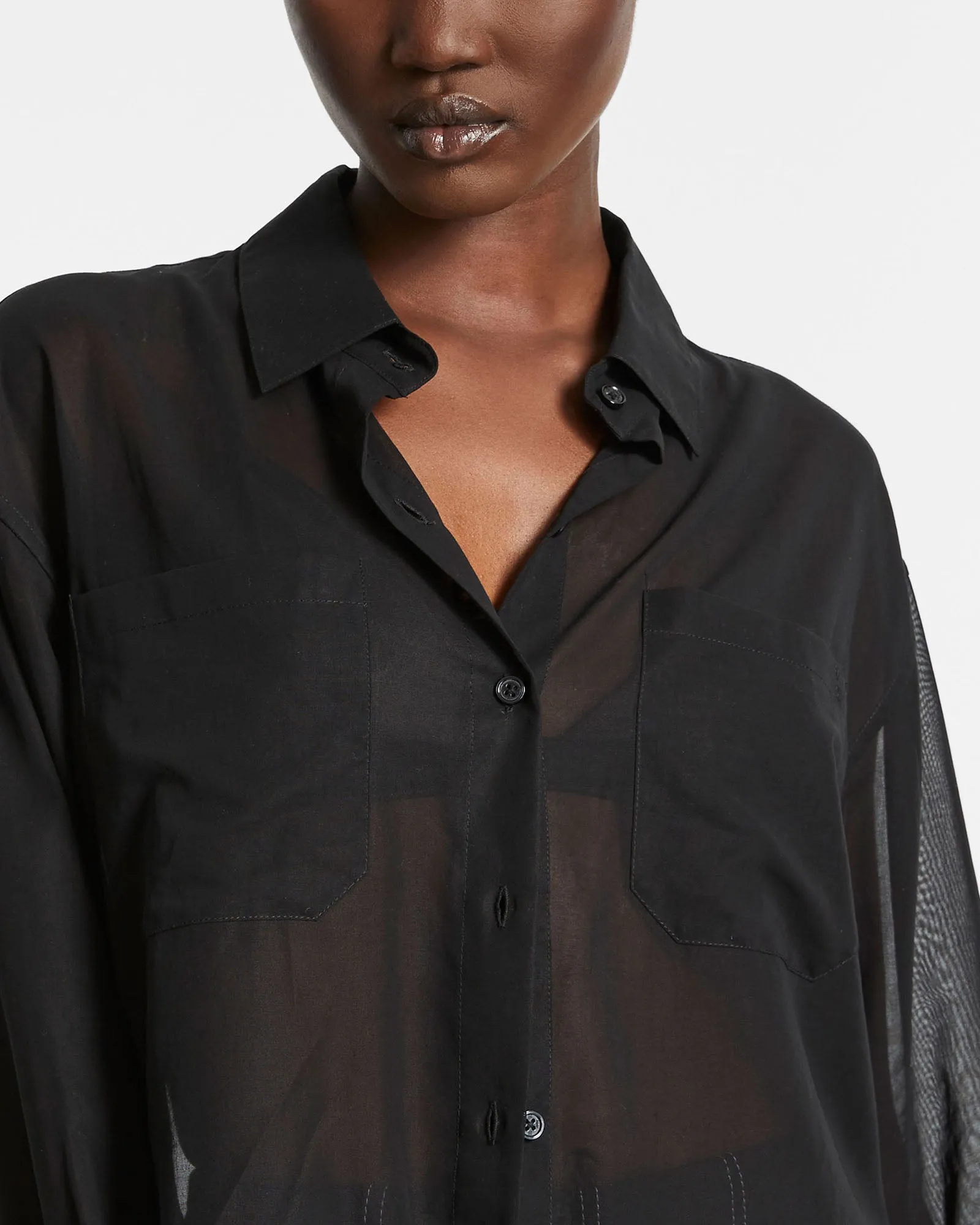 CHER LS SHIRT BLACK sold by Ksubi product image thumbnail 3