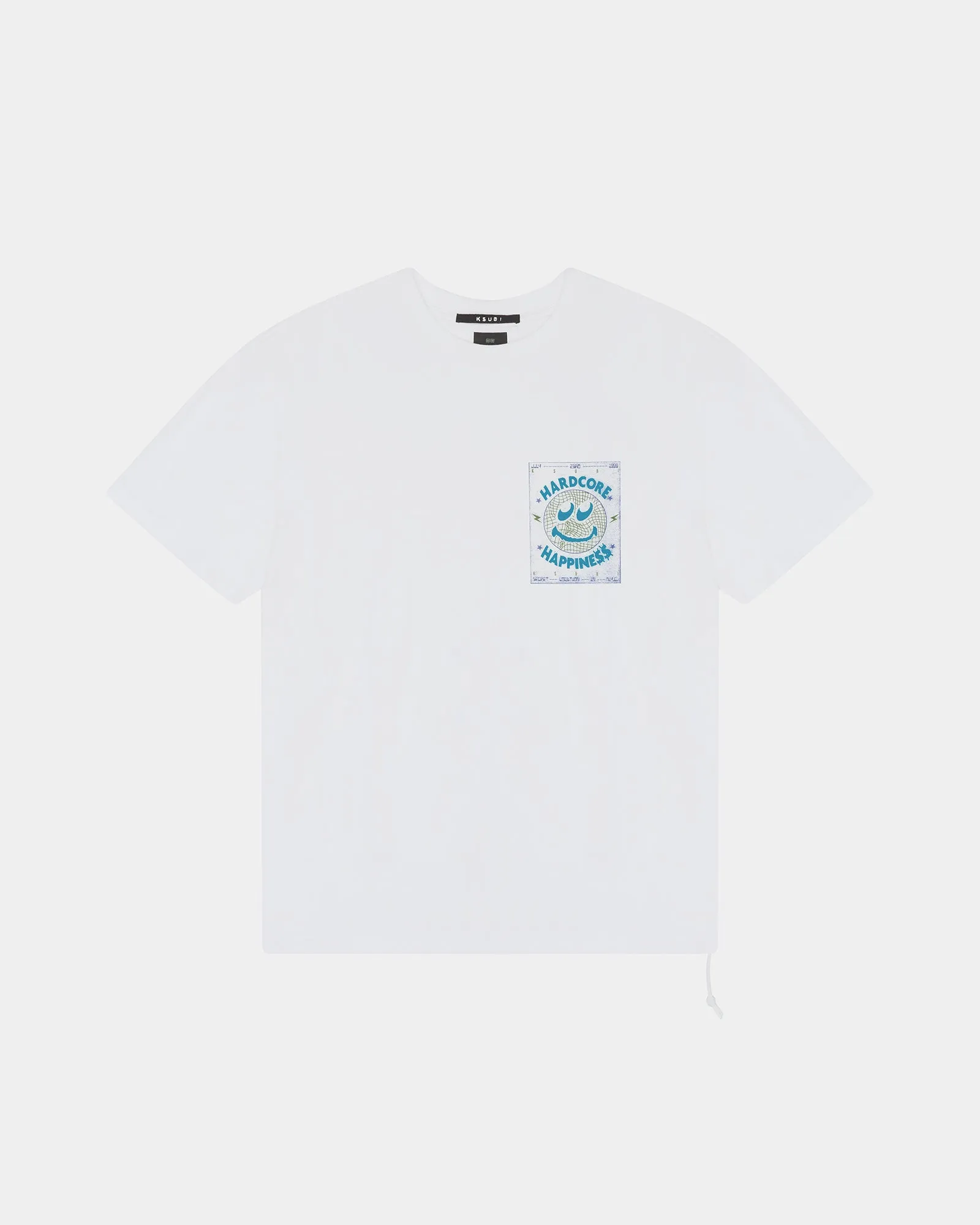 HARDCORE BIGGIE SS TEE TRU WHITE sold by Ksubi product image thumbnail 5