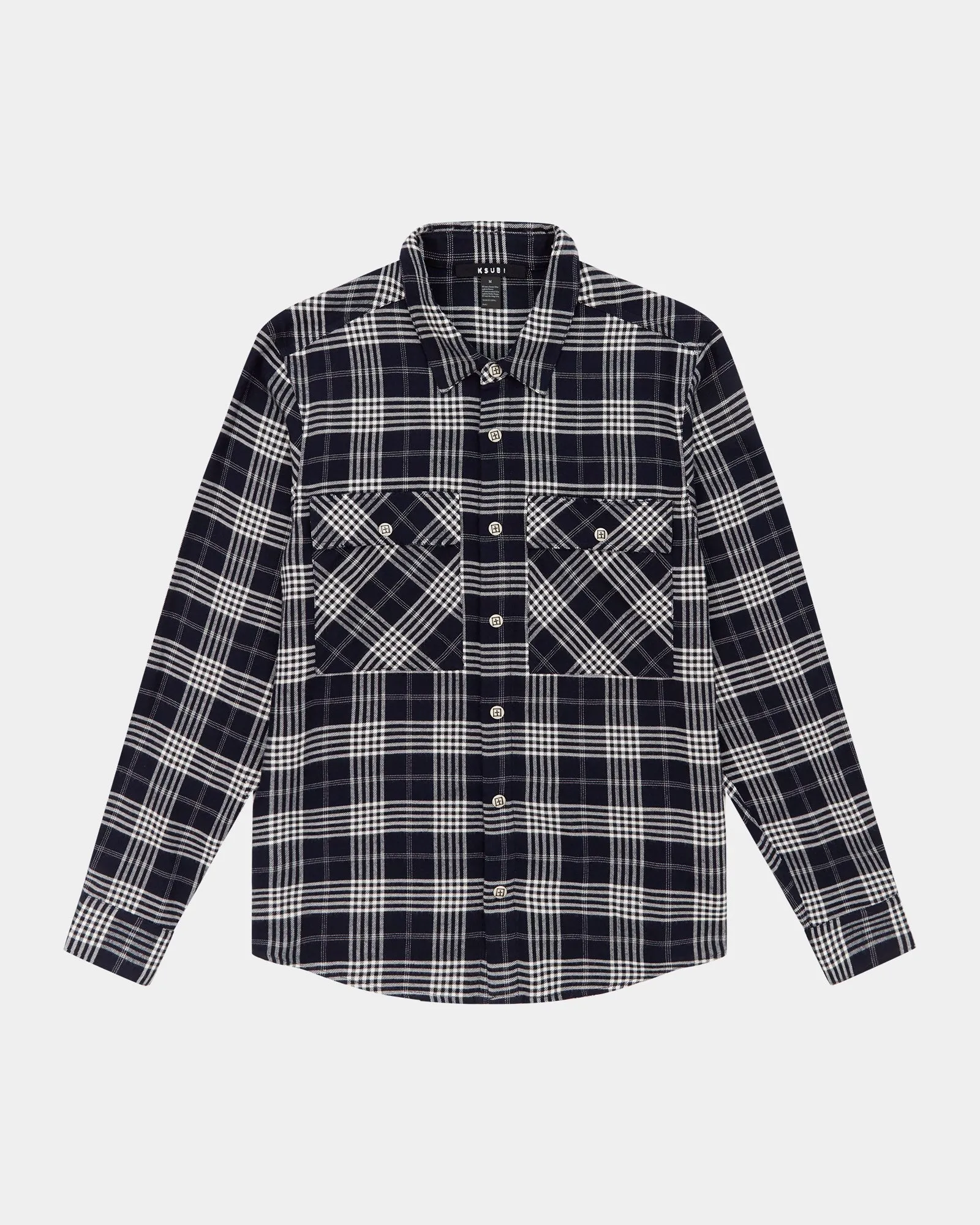 PARADOX LS SHIRT NAVY FADE sold by Ksubi product image thumbnail 5