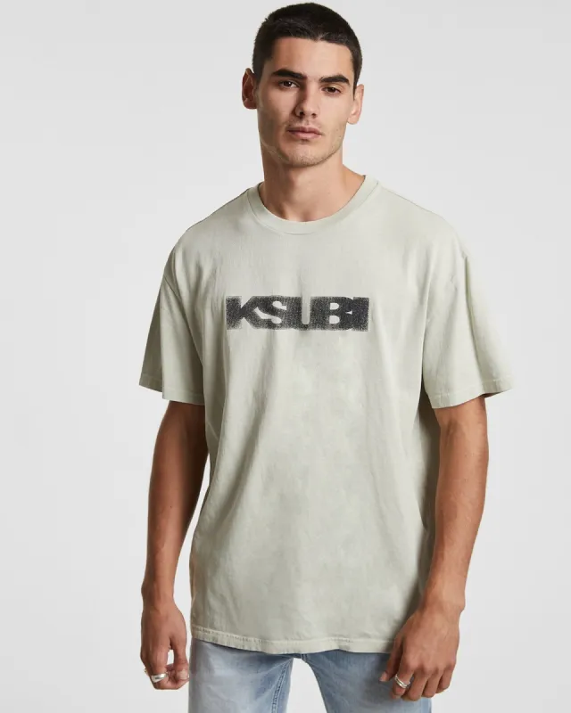 SIGN OF THE TIMES BIGGIE SS TEE FADED SURPLUS sold by Ksubi