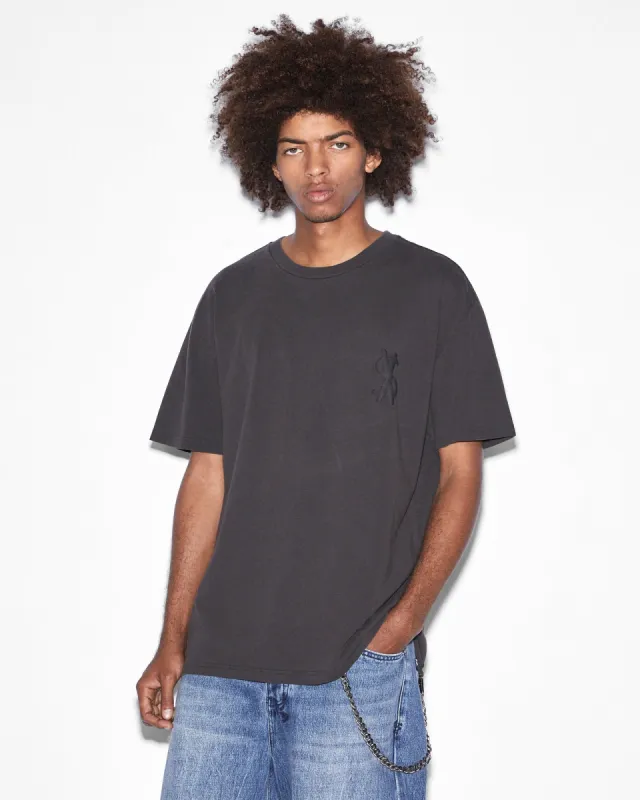 DOLLA BIGGIE SS TEE FADED BLACK sold by Ksubi