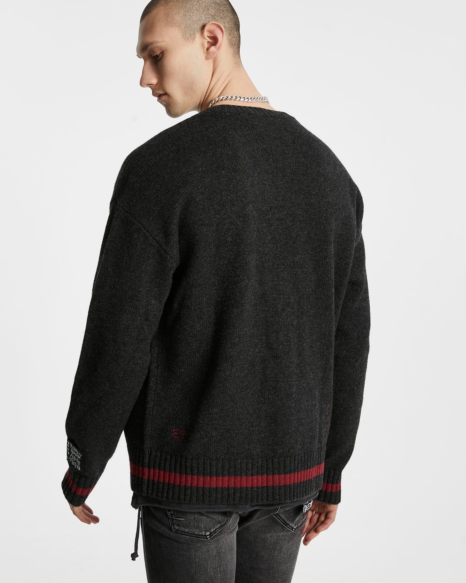 ROYALTY CARDIGAN BLACK sold by Ksubi product image thumbnail 4